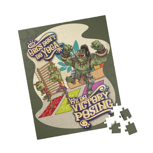Orcs Don't Do Yoga – Jigsaw Puzzle