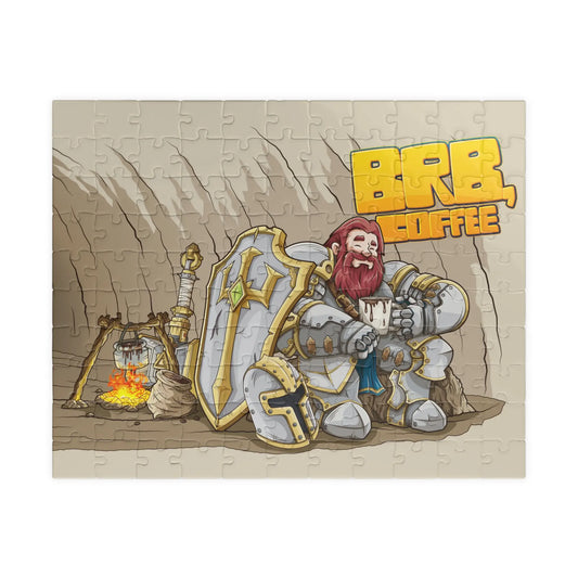 Knight's Coffee Break – Jigsaw Puzzle
