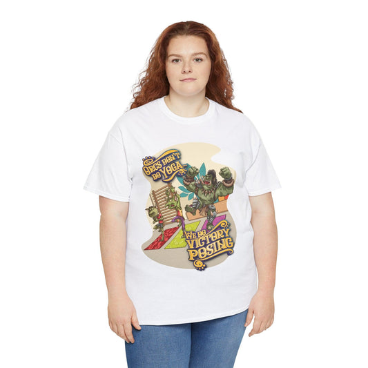 Orcs Don't Do Yoga - T-Shirt - GeekyGearing