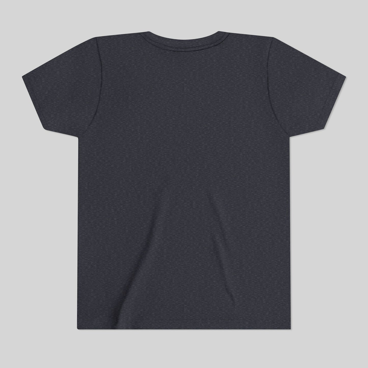 Plain dark navy t-shirt on a white background