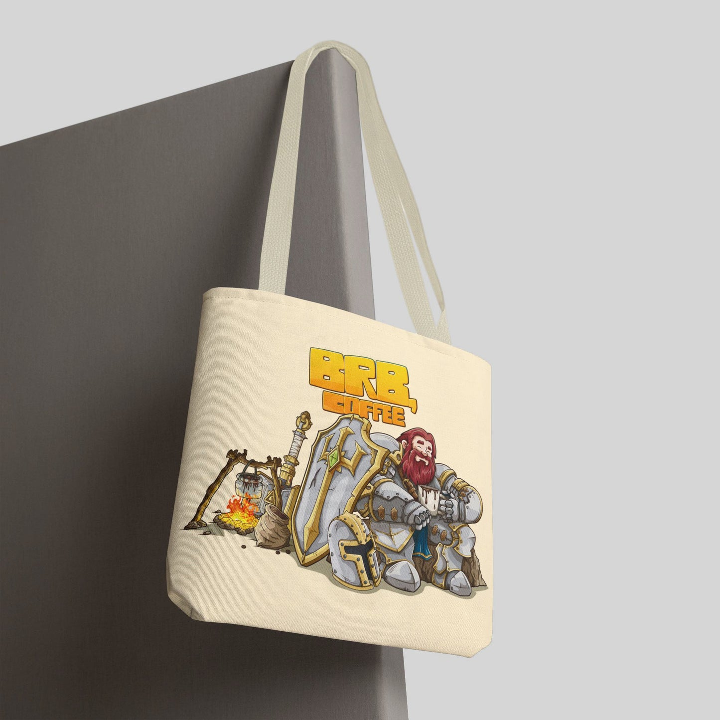 Knight's Coffee Break - Tote Bag