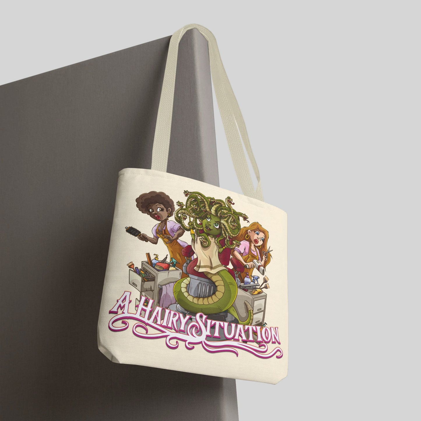 Medusa's Hairy Situation - Tote Bag