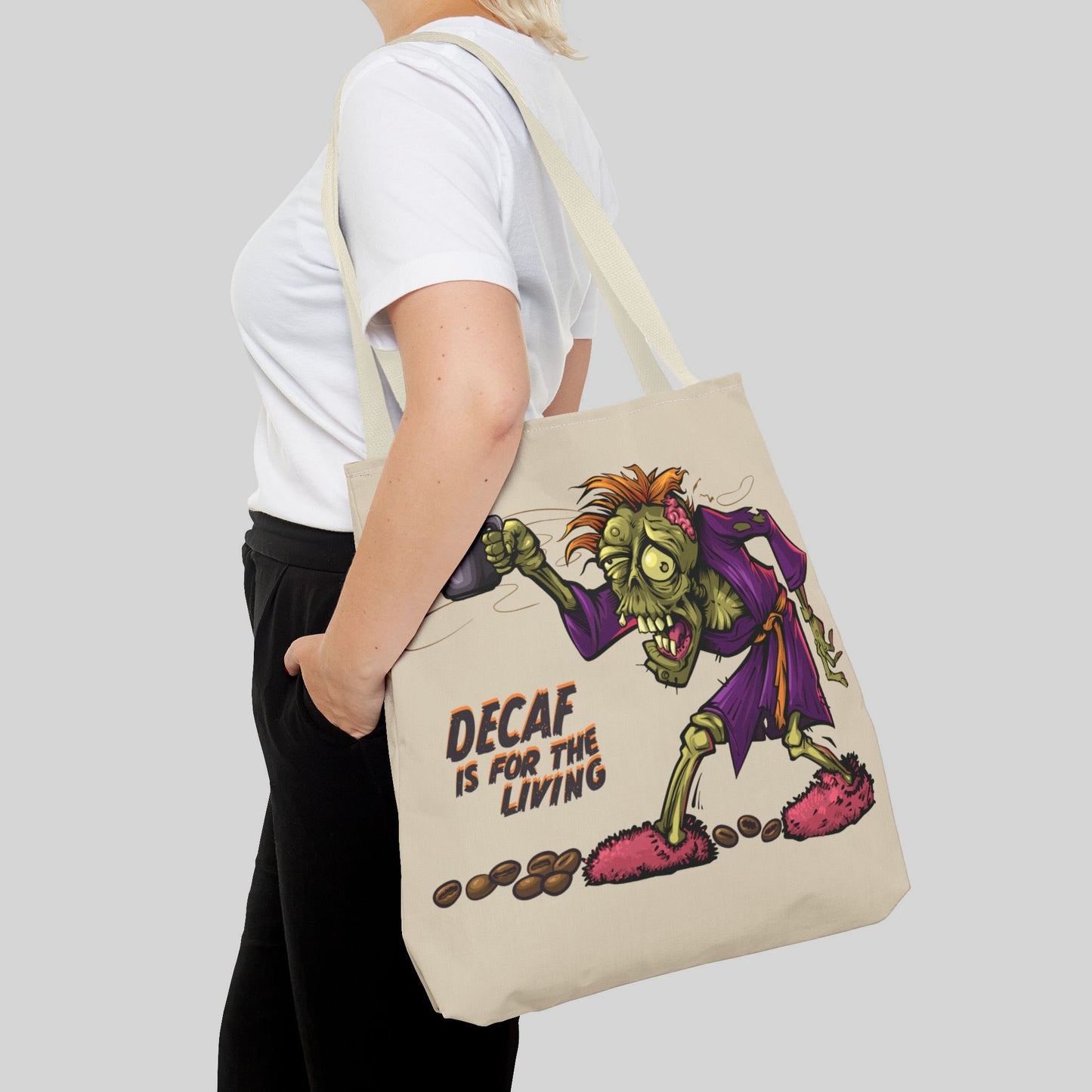 Decaf is for the Living - Tote Bag