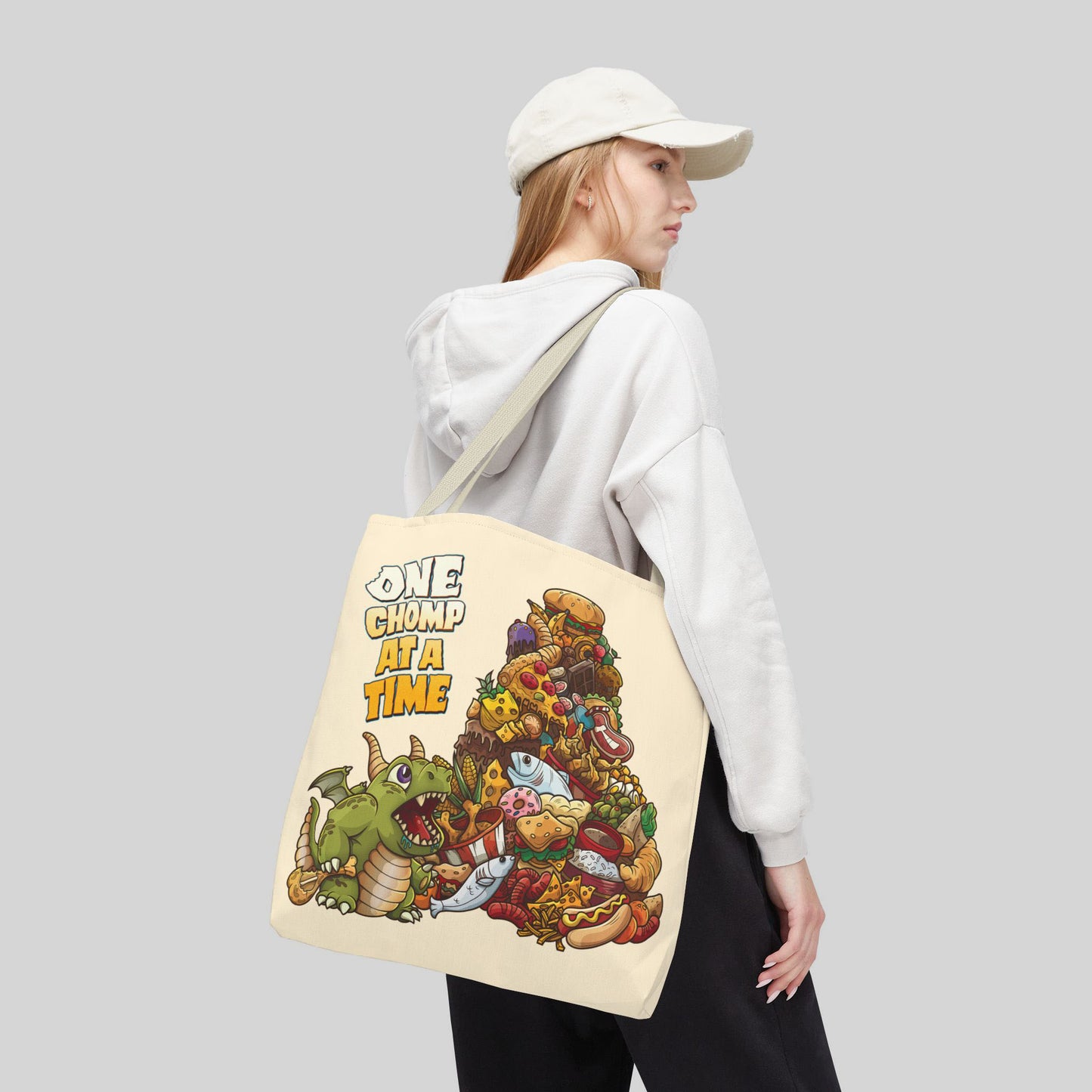 Baby Dragon's Feast - Tote Bag