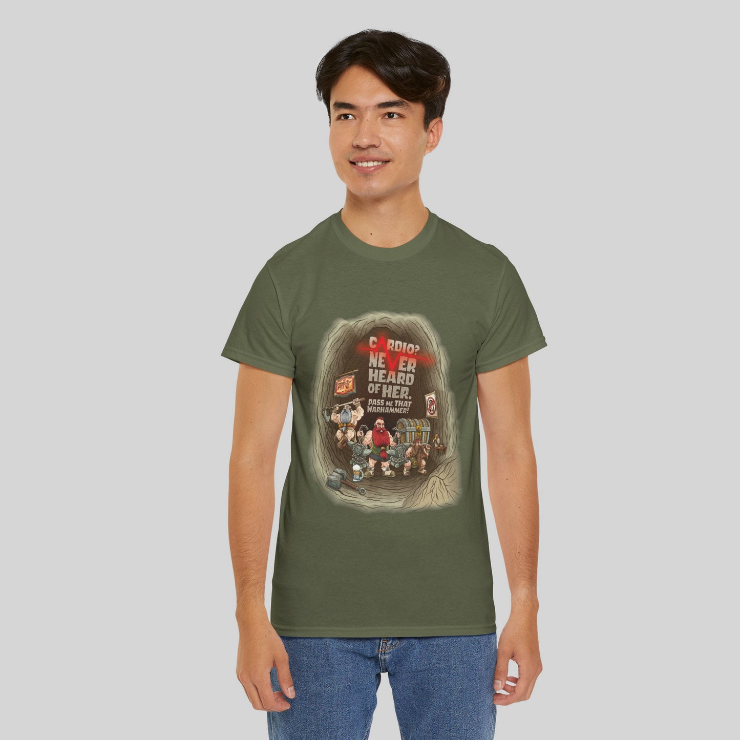 Cardio? Never Heard of Her - T-Shirt