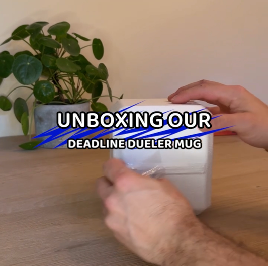 Unboxing the GeekyGearing 'Deadline Dueler' Mug
