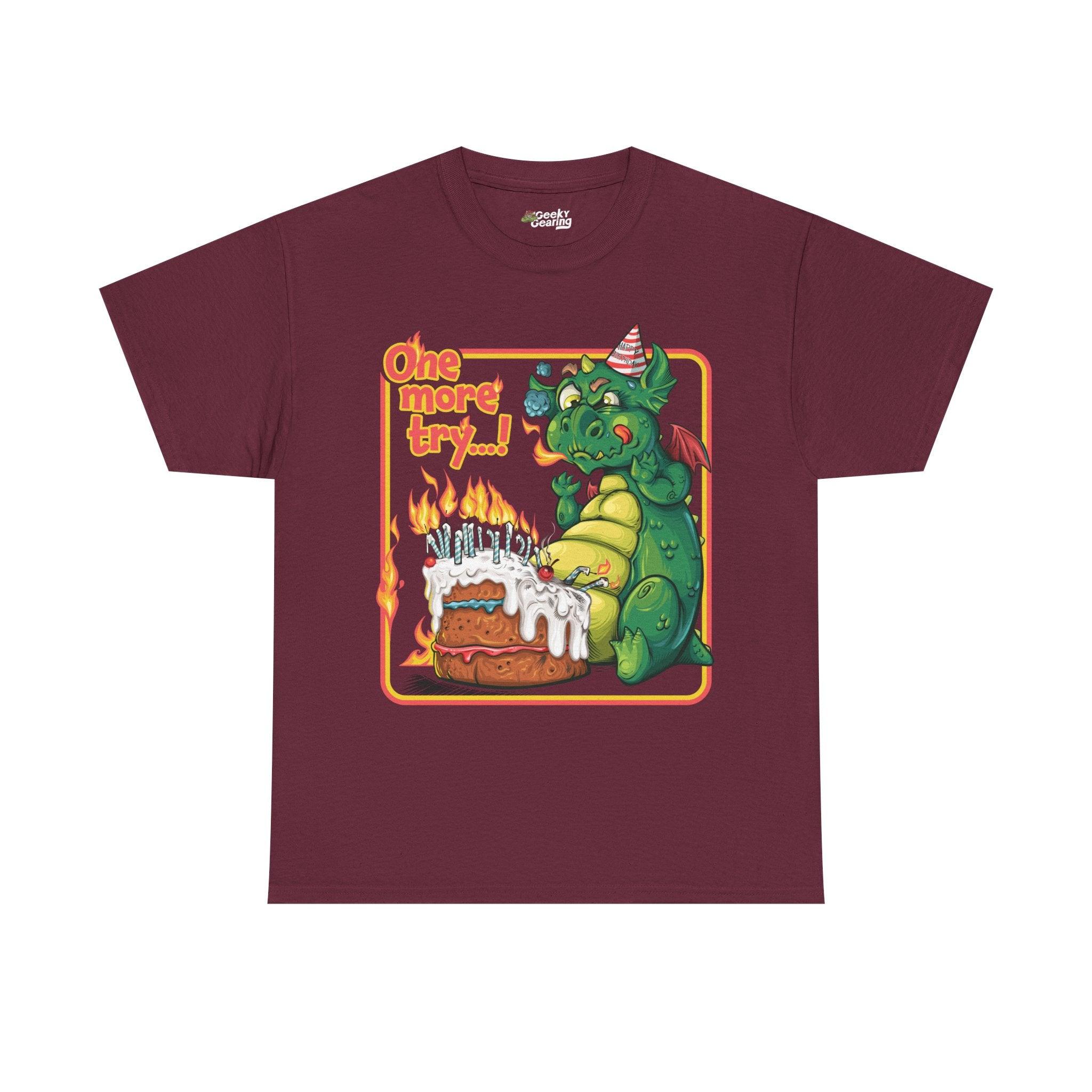Dragon's Birthday Blowout - T-Shirt - GeekyGearing