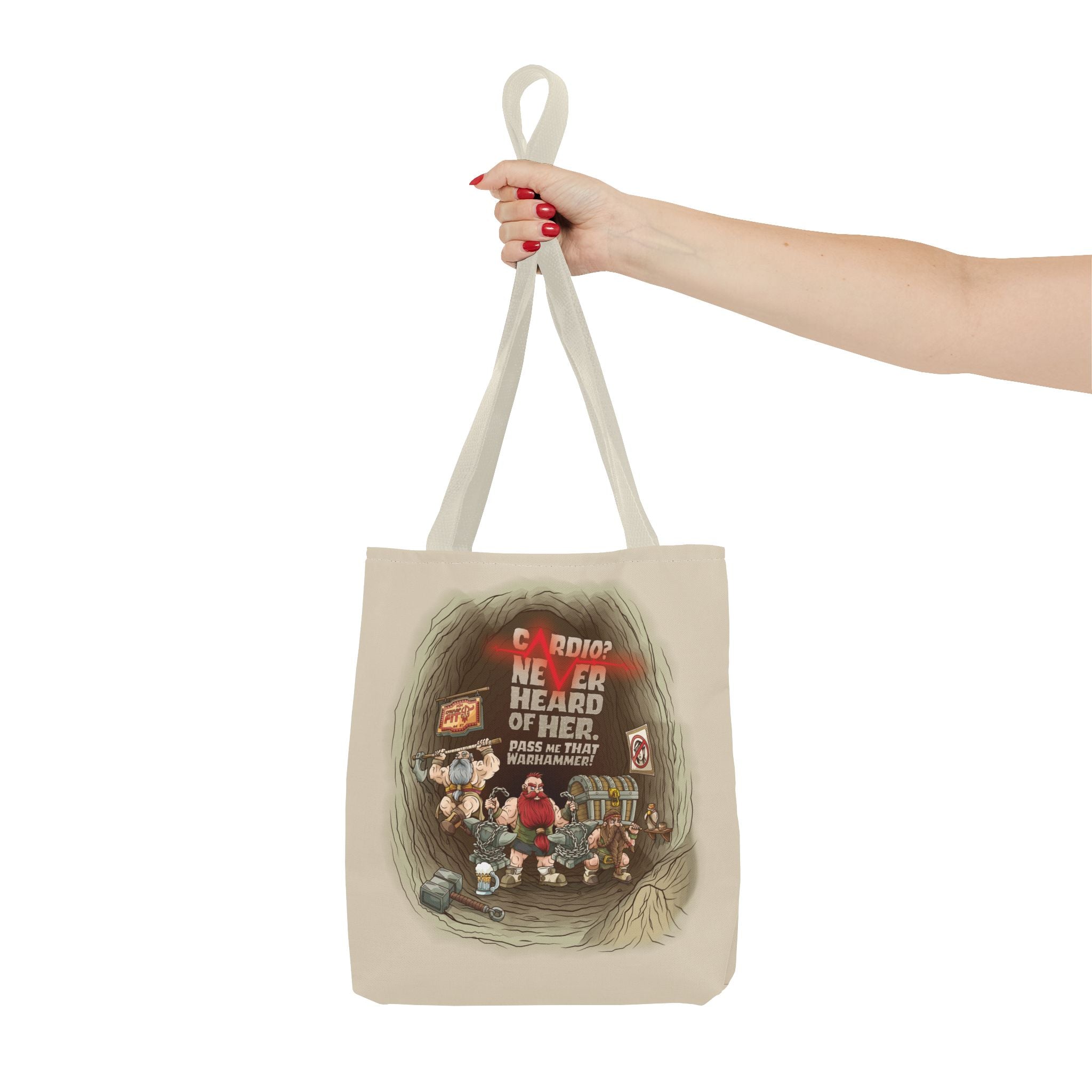 Cardio? Never Heard of Her - Tote Bag