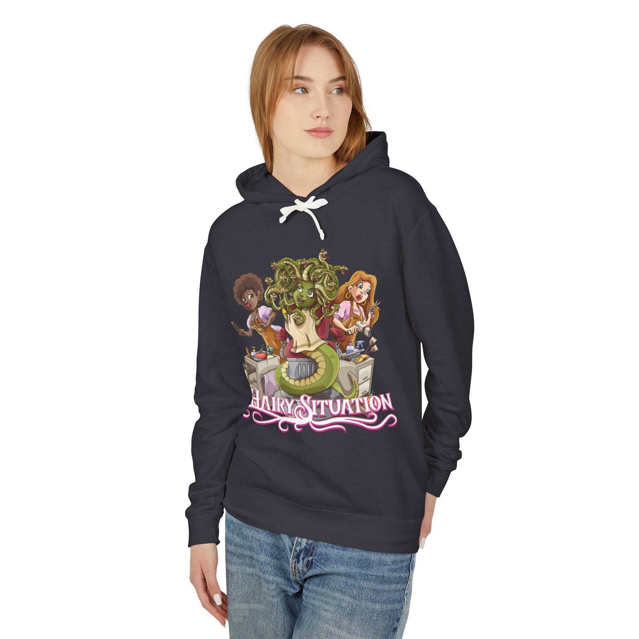 Medusa's Hairy Situation - Hoodie - GeekyGearing