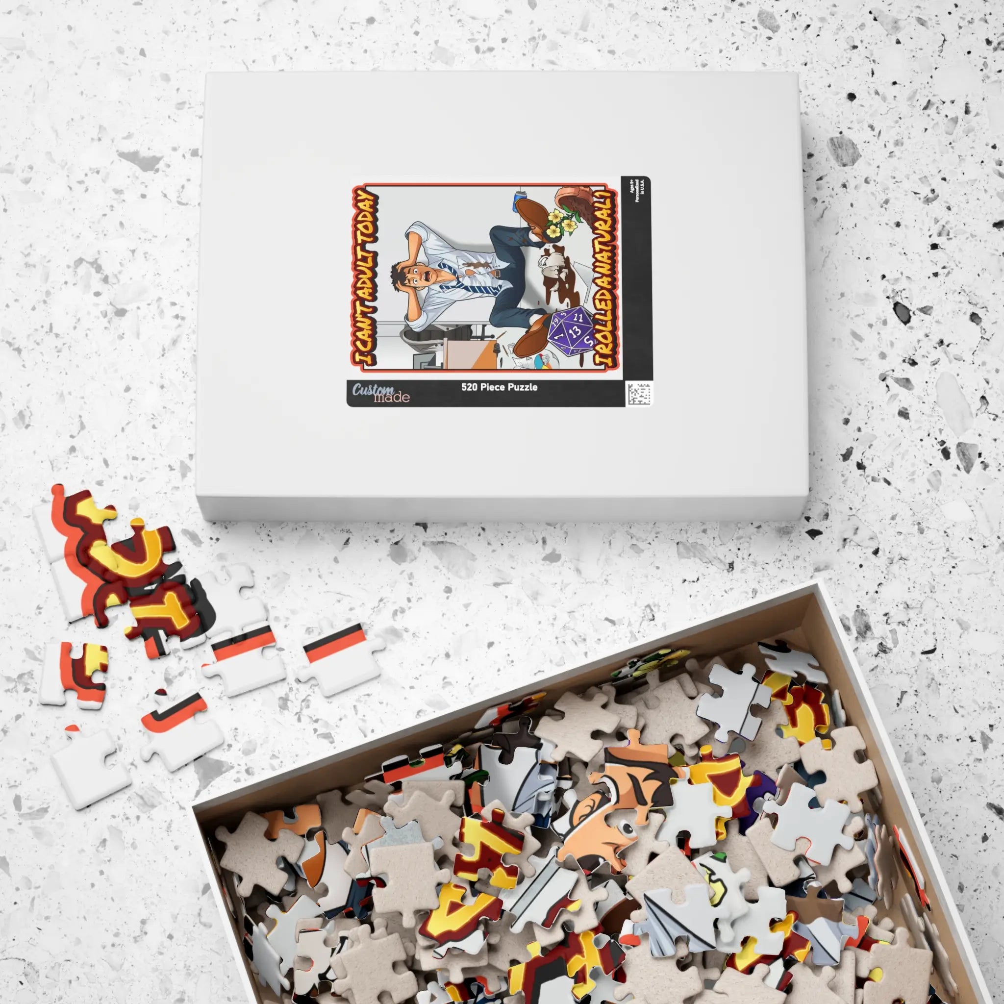 Critical Fail Roll - Jigsaw Puzzle
