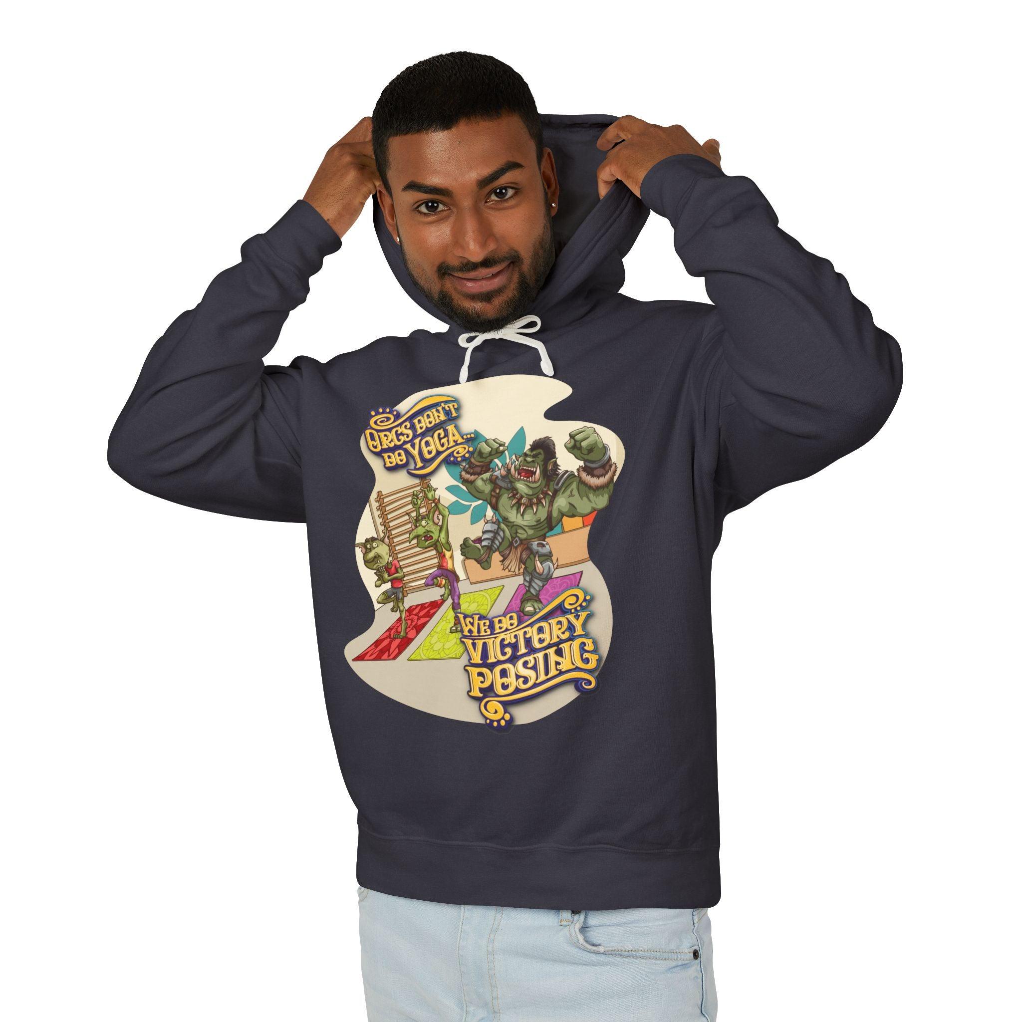 Orcs Don't Do Yoga - Hoodie - GeekyGearing