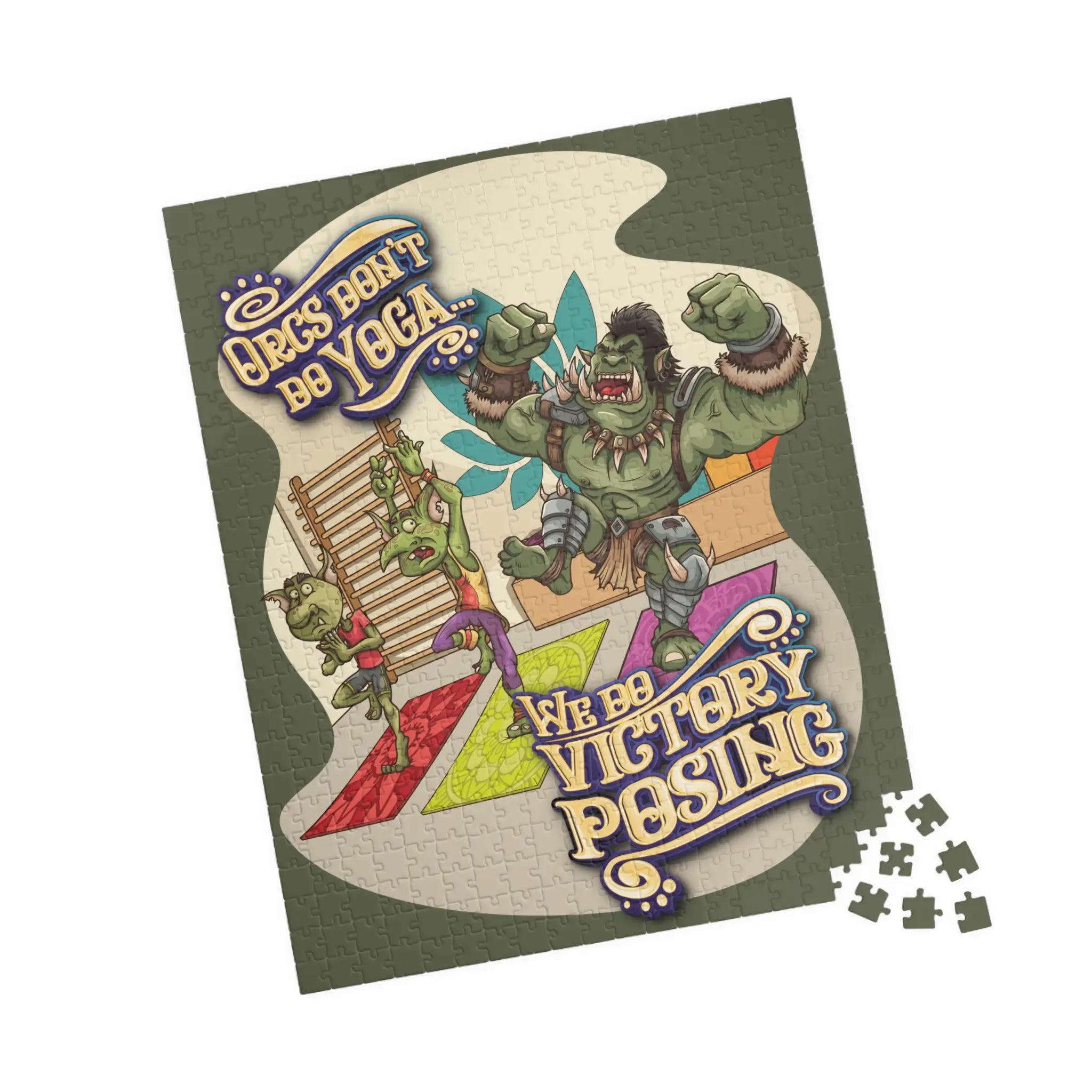 Orcs Don't Do Yoga – Jigsaw Puzzle