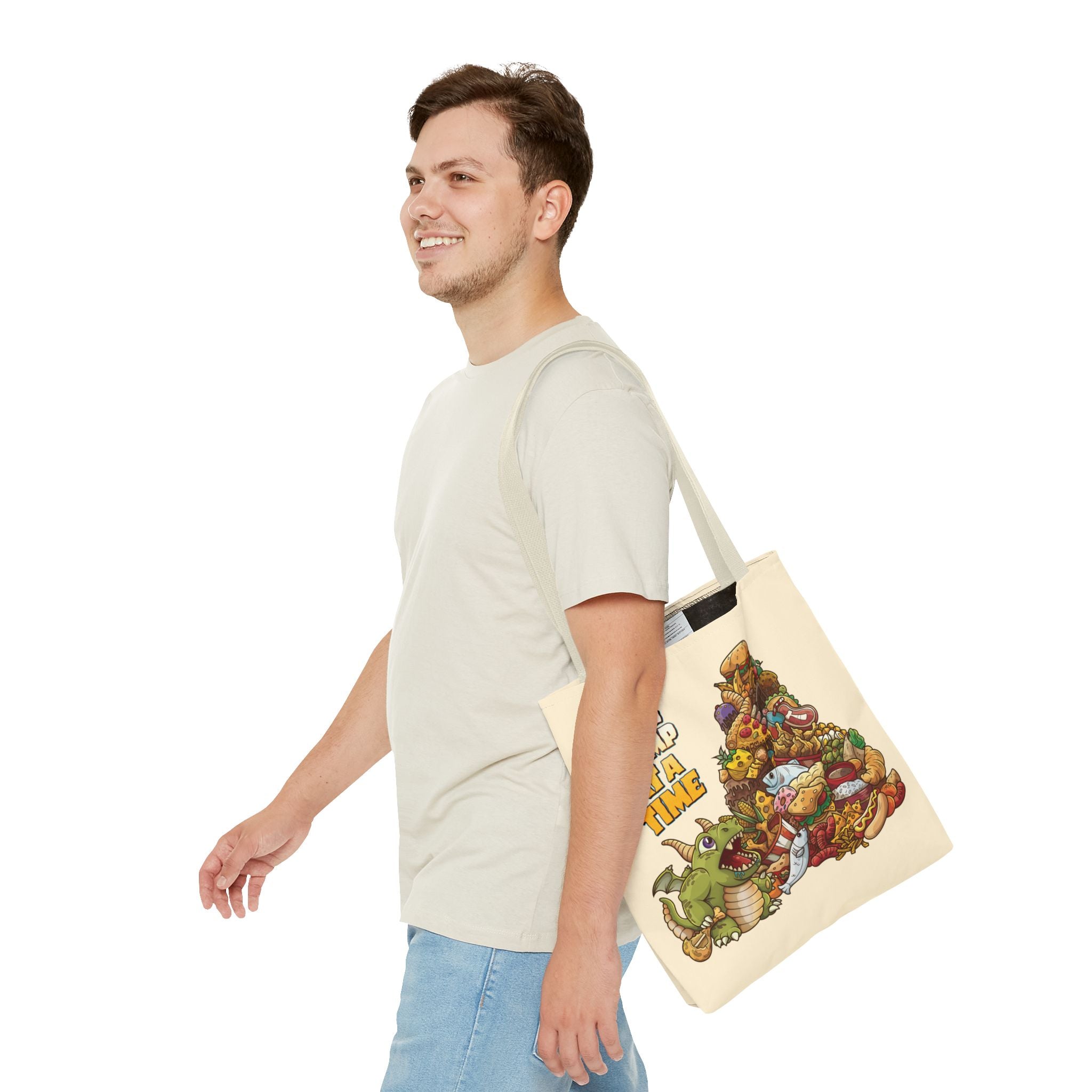 Baby Dragon's Feast - Tote Bag