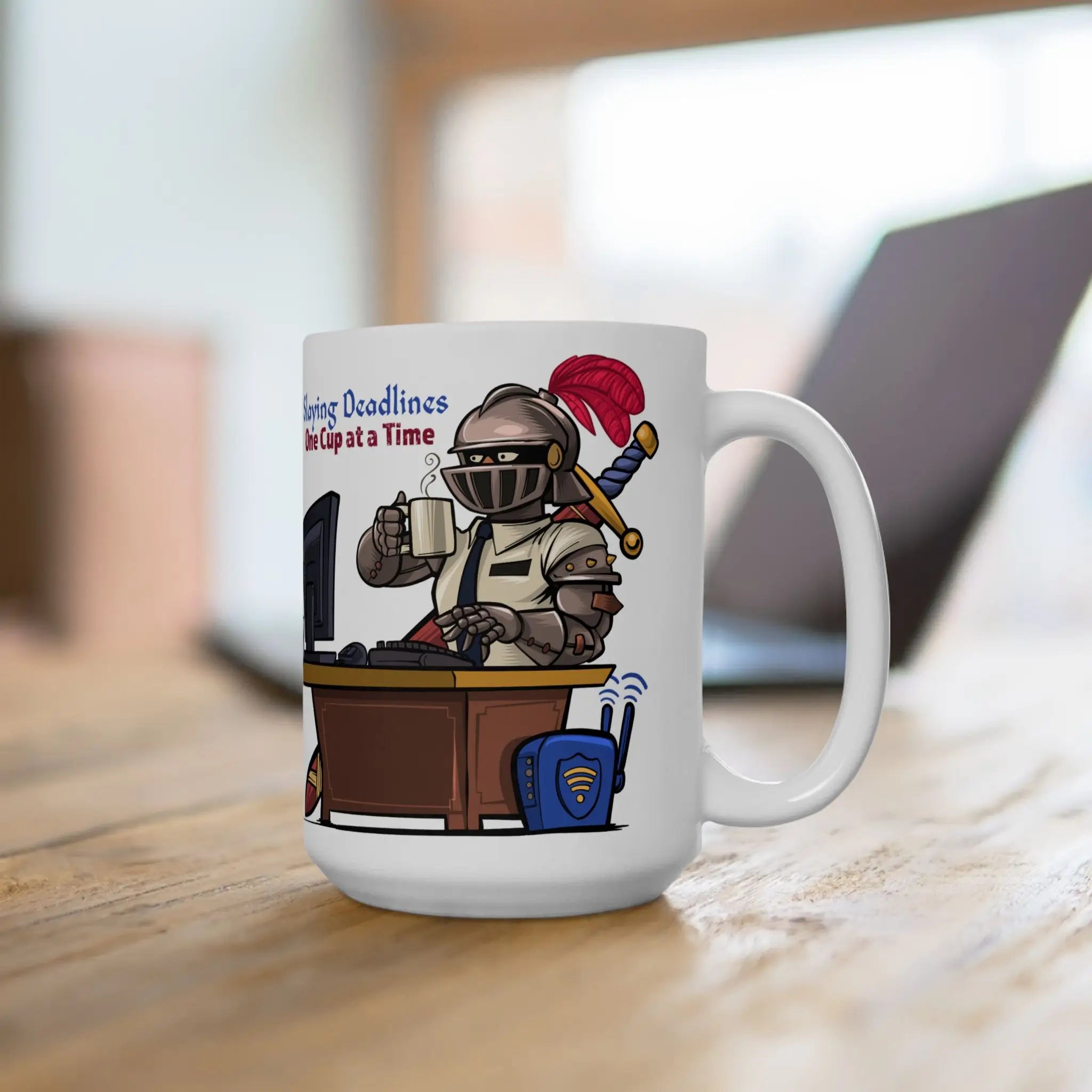 Deadline Dueler - 15 oz Mug - GeekyGearing