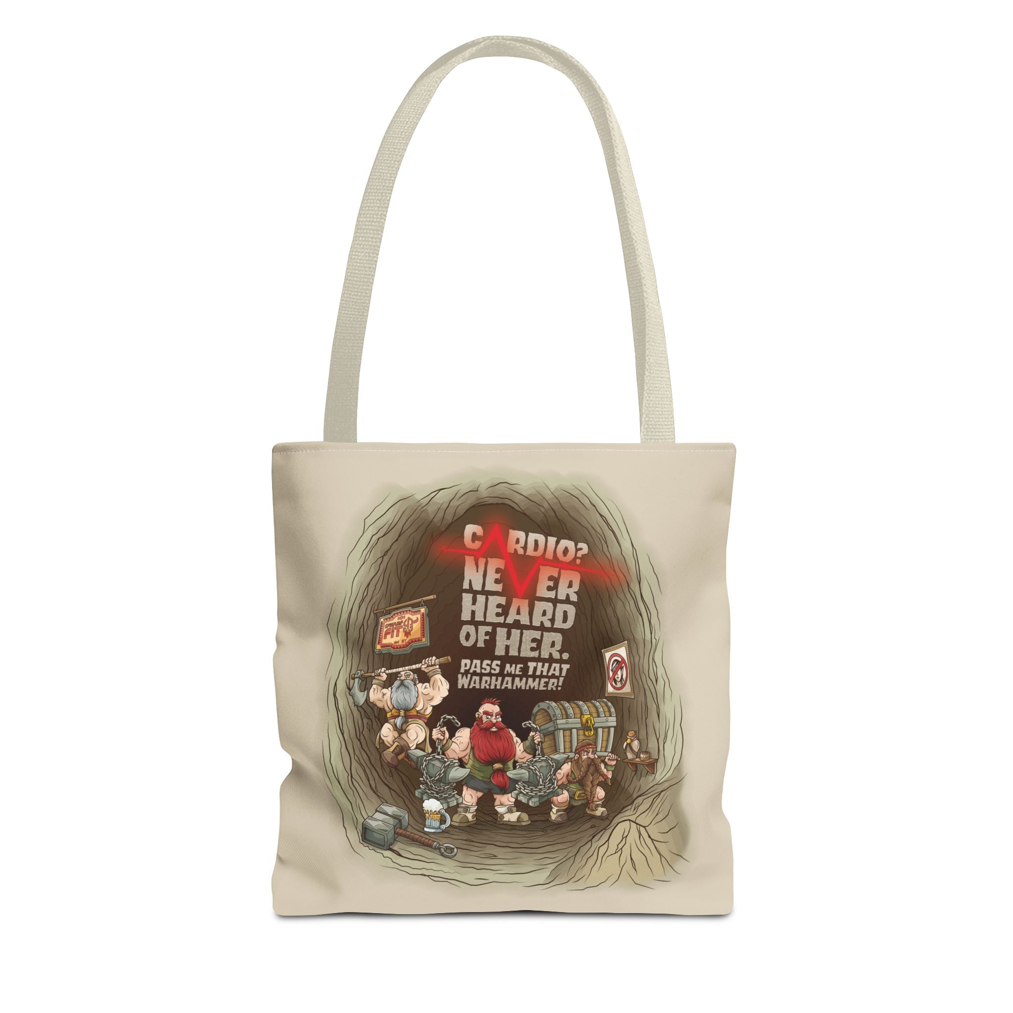 Cardio? Never Heard of Her - Tote Bag