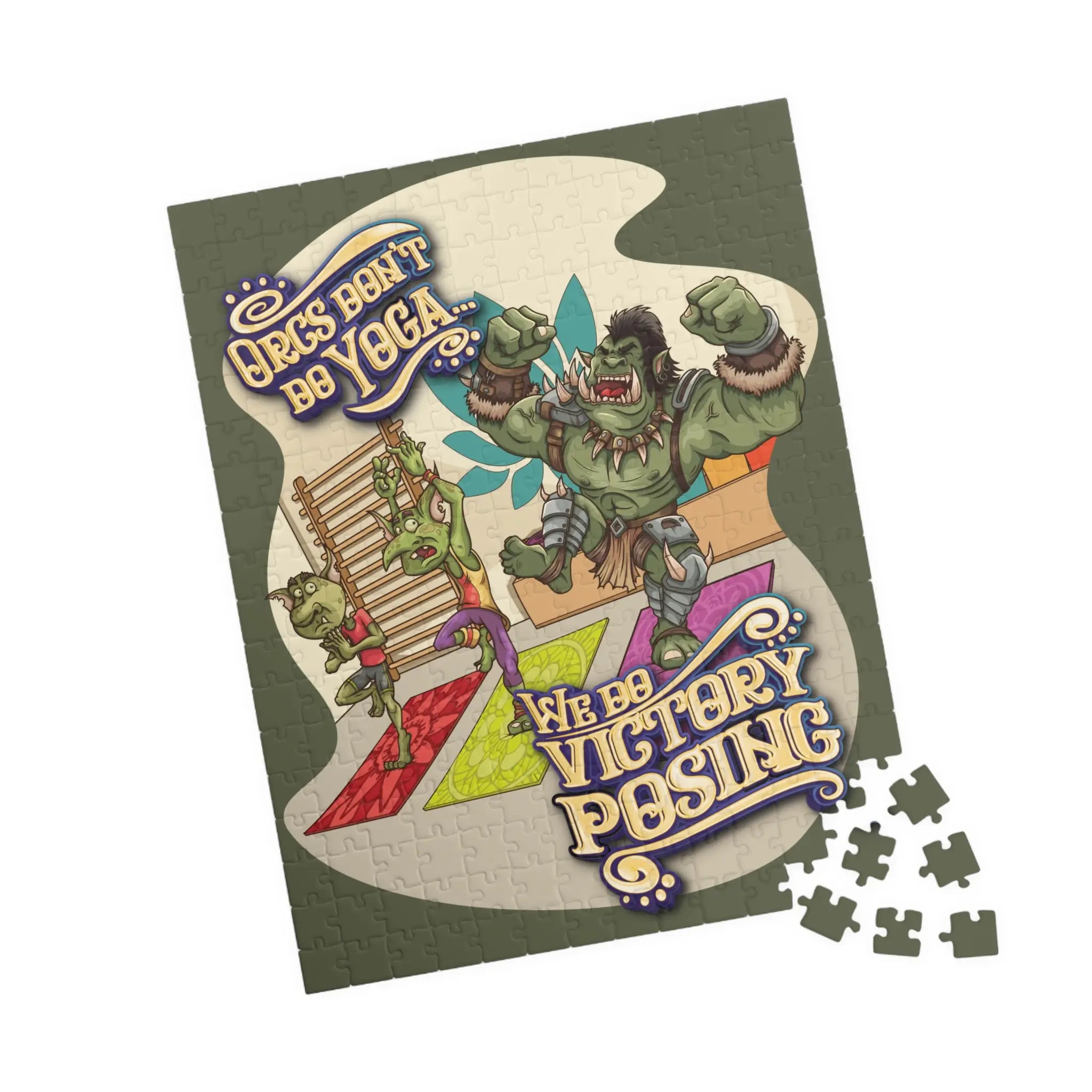 Orcs Don't Do Yoga – Jigsaw Puzzle