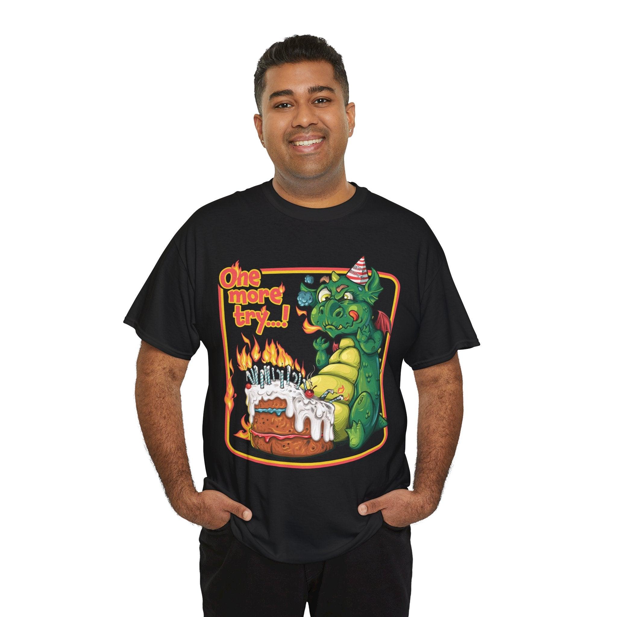 Dragon's Birthday Blowout - T-Shirt - GeekyGearing
