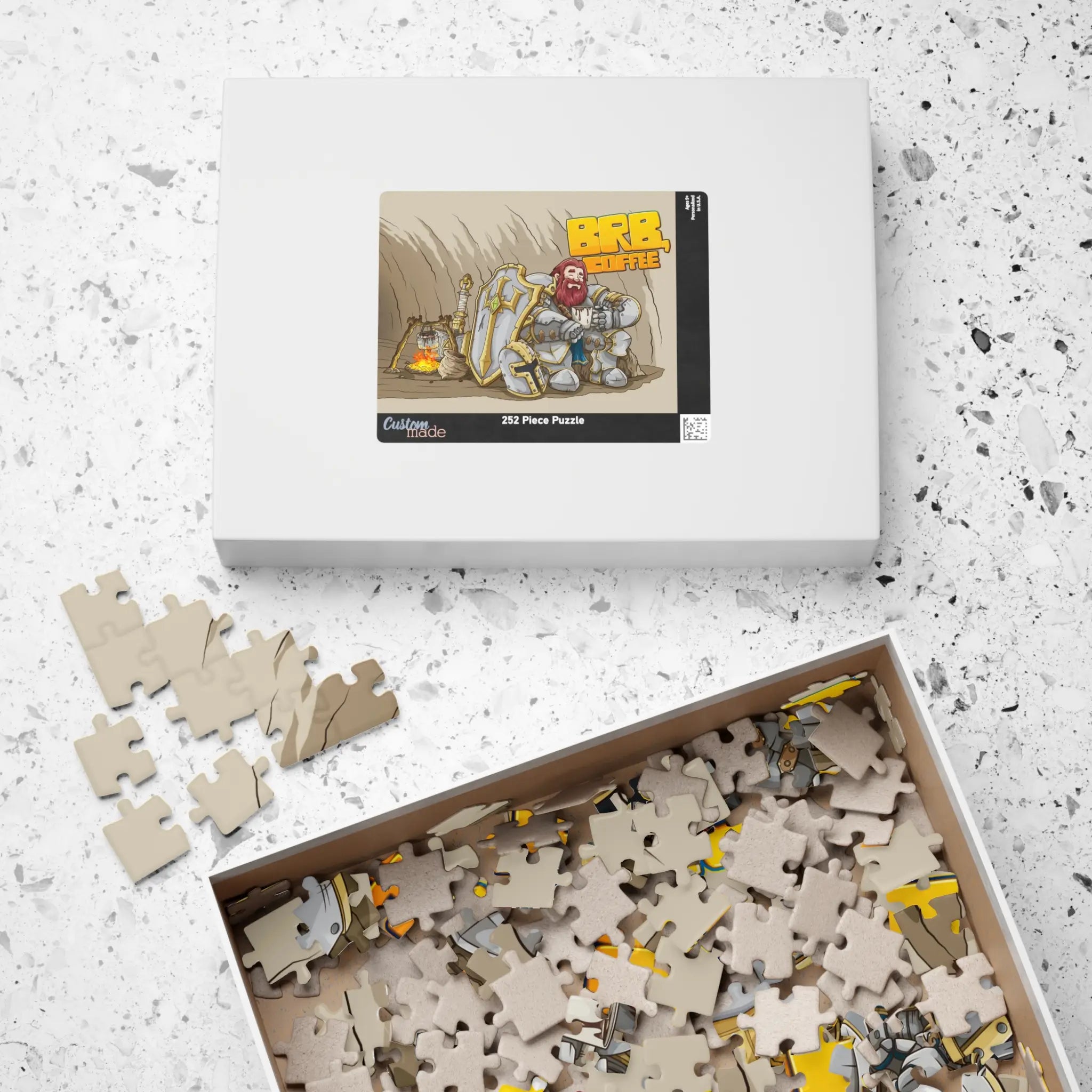 Knight's Coffee Break – Jigsaw Puzzle