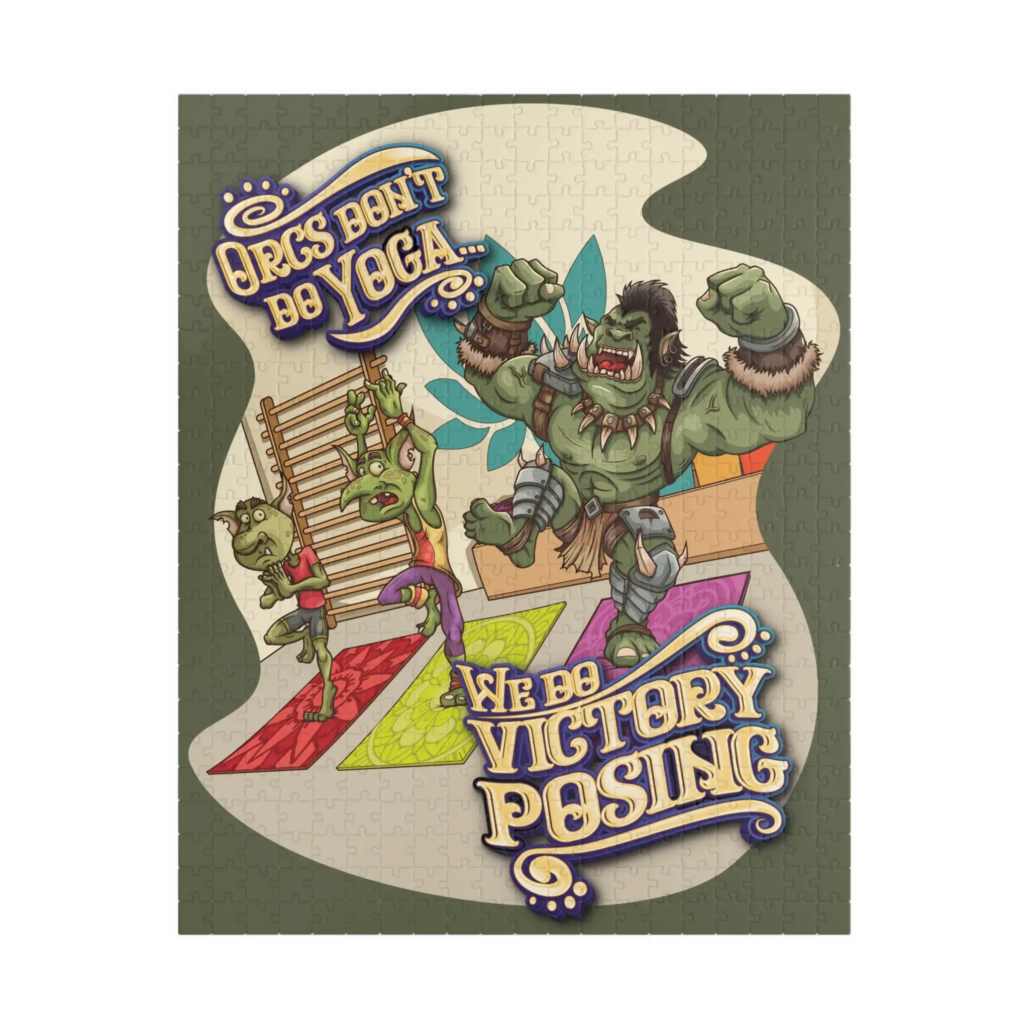 Orcs Don't Do Yoga – Jigsaw Puzzle