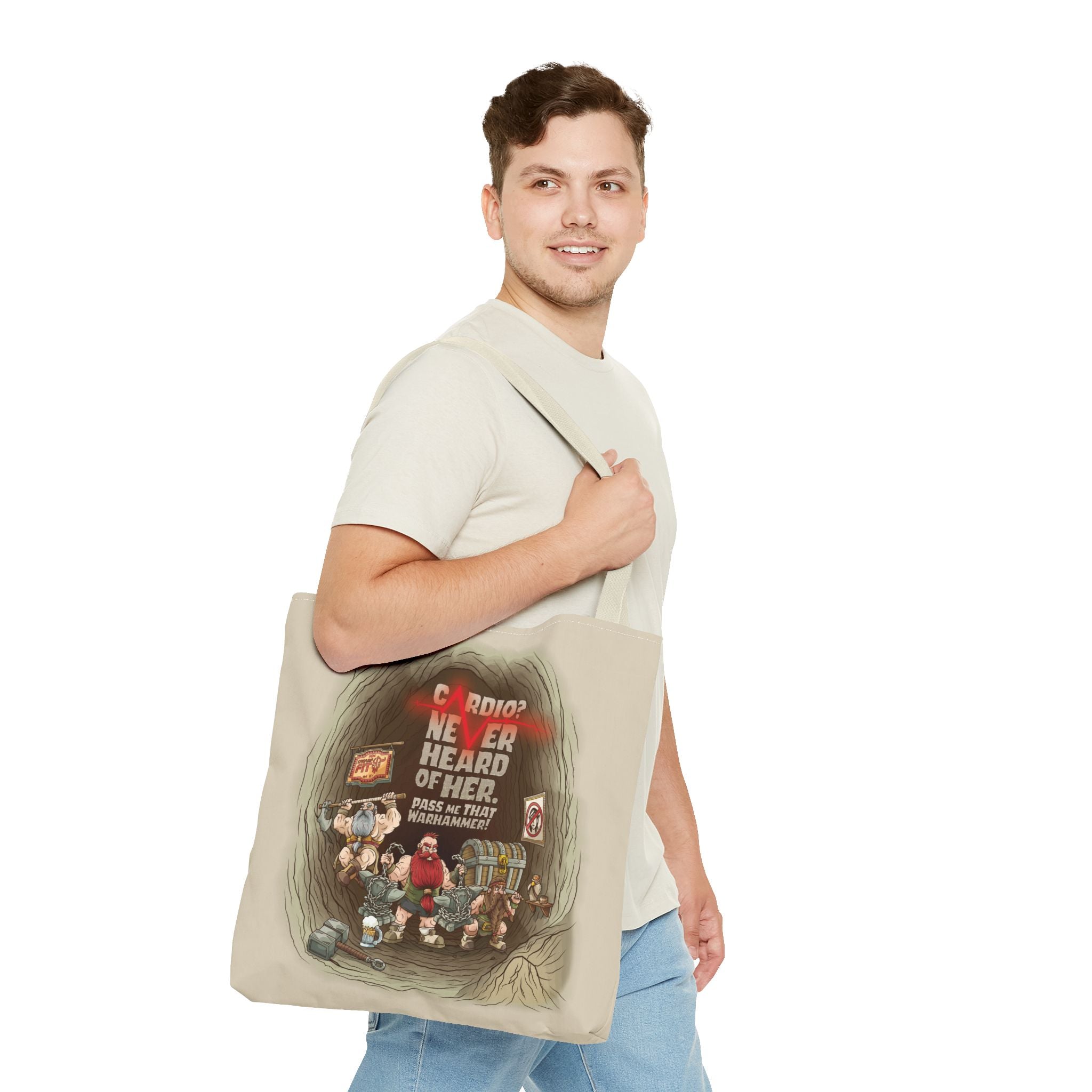 Cardio? Never Heard of Her - Tote Bag