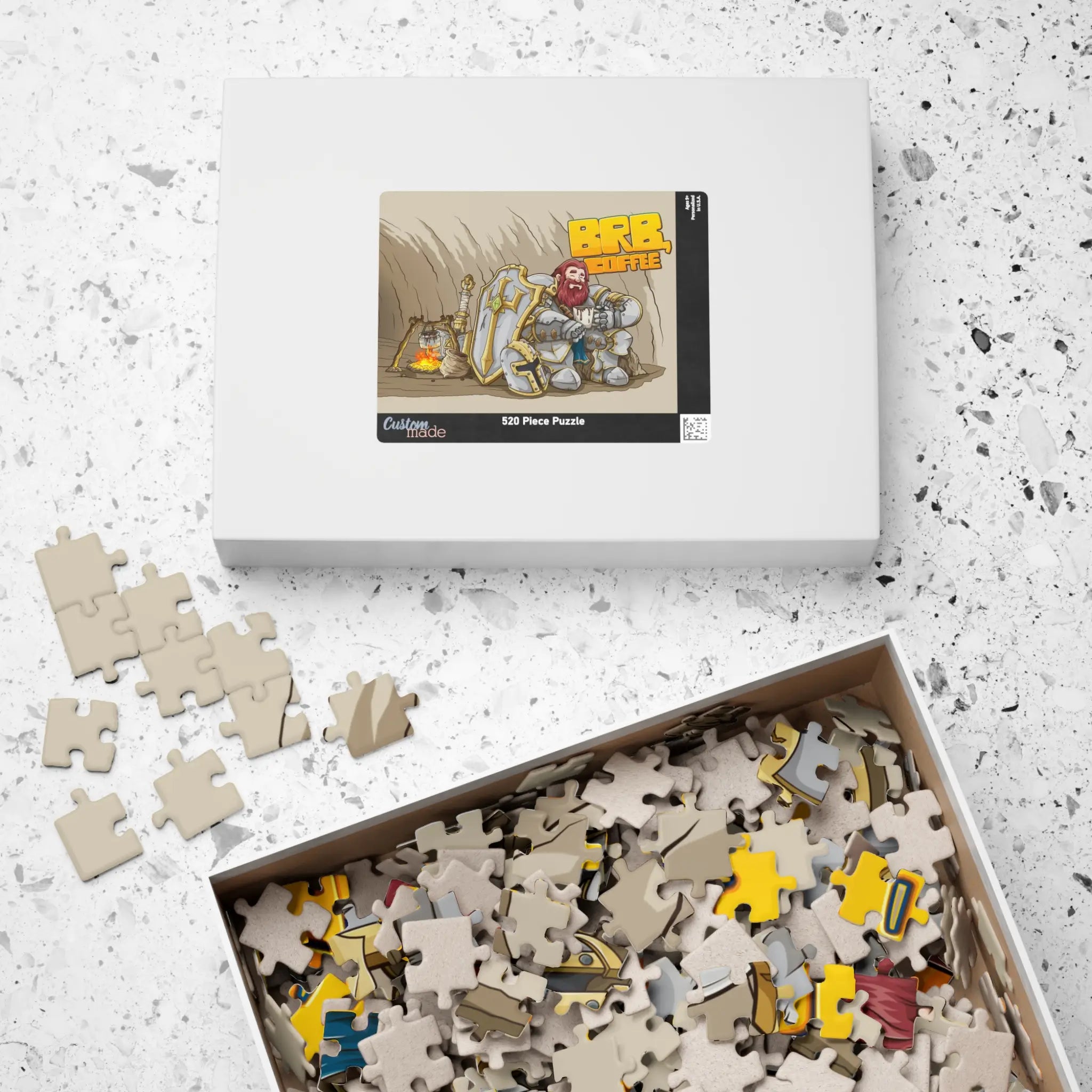 Knight's Coffee Break – Jigsaw Puzzle