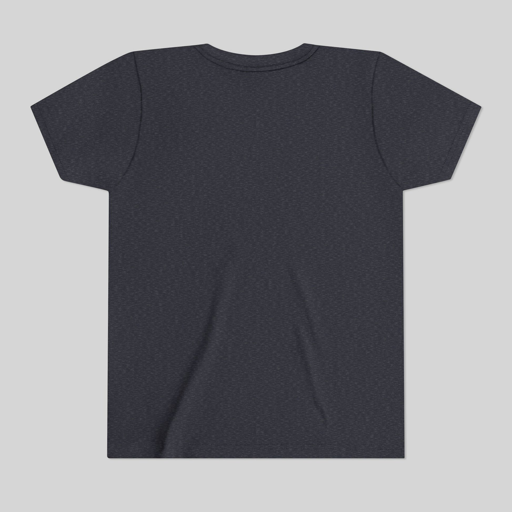Plain dark navy t-shirt on a white background