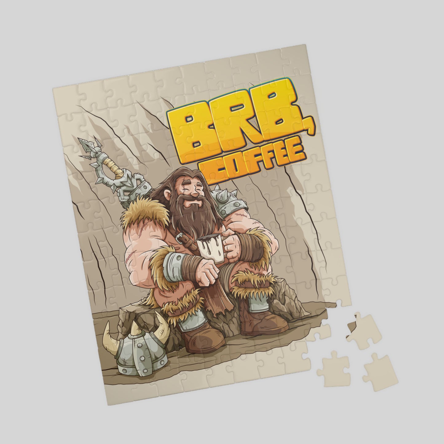 Barbarian’s Coffee Break – Jigsaw Puzzle