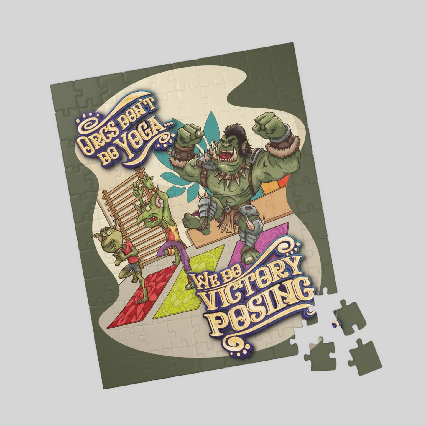 Orcs Don't Do Yoga – Jigsaw Puzzle