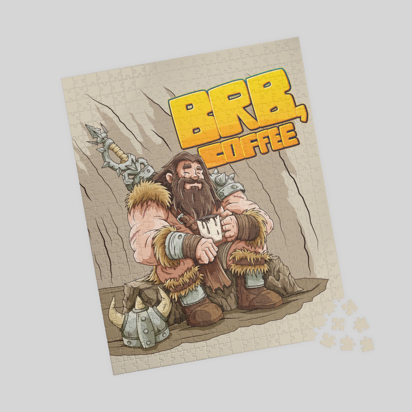 Barbarian’s Coffee Break – Jigsaw Puzzle