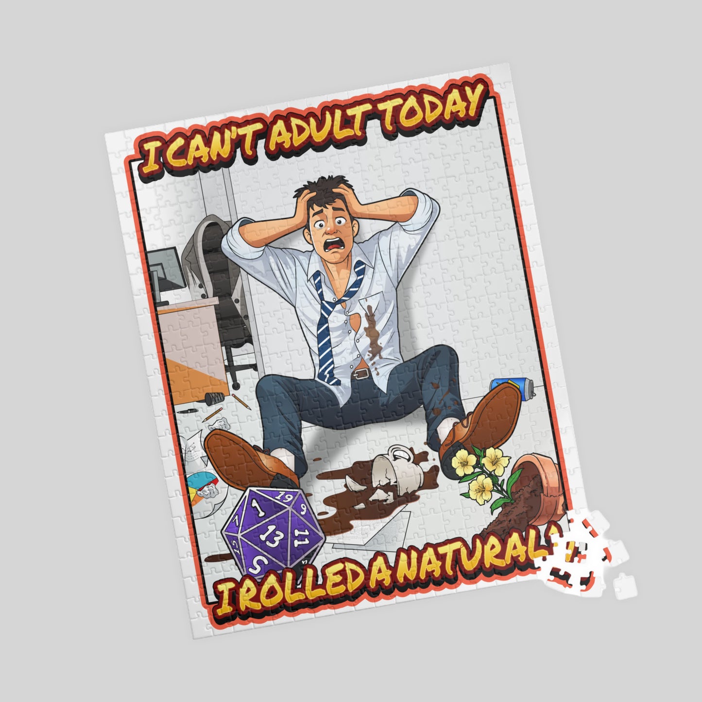 Critical Fail Roll - Jigsaw Puzzle