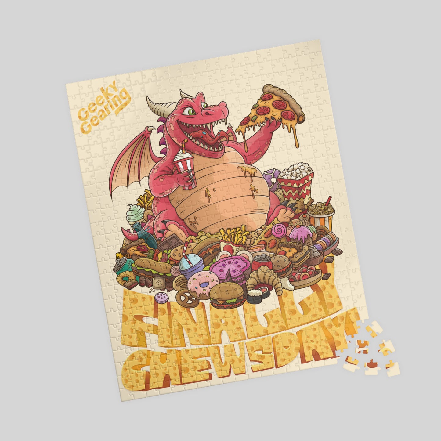 Dragon's Chewsday Feast - Jigsaw Puzzle