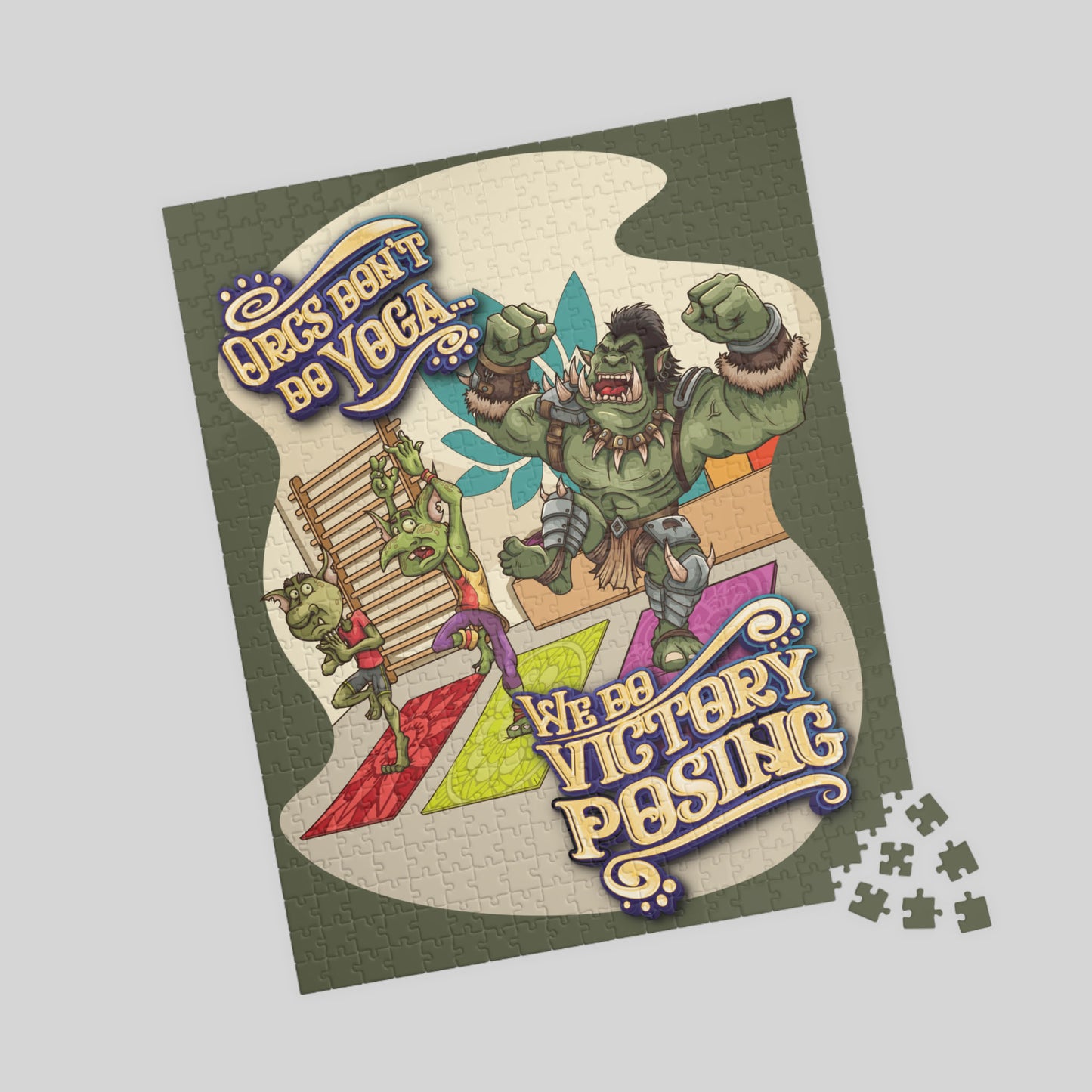 Orcs Don't Do Yoga – Jigsaw Puzzle