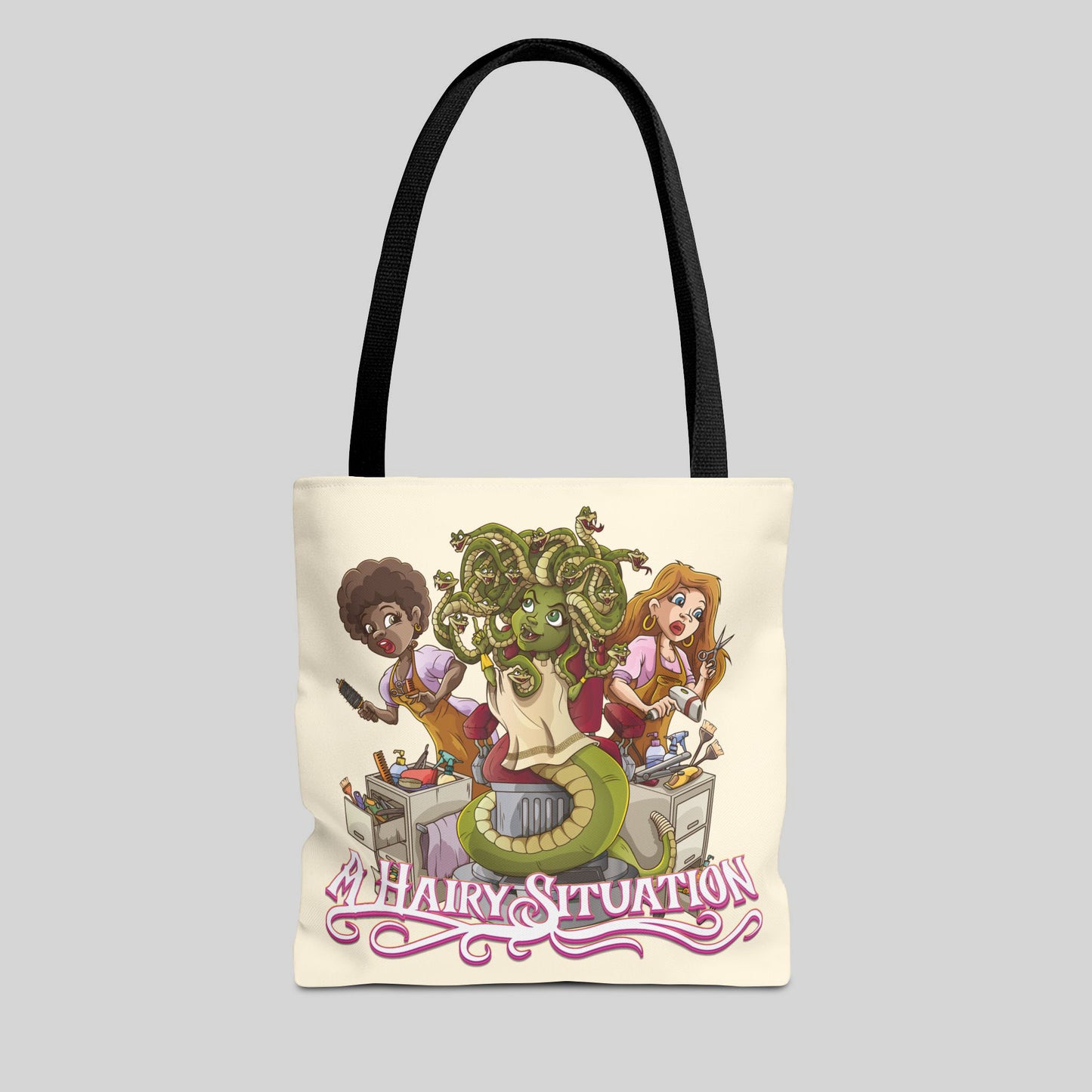 Medusa's Hairy Situation - Tote Bag