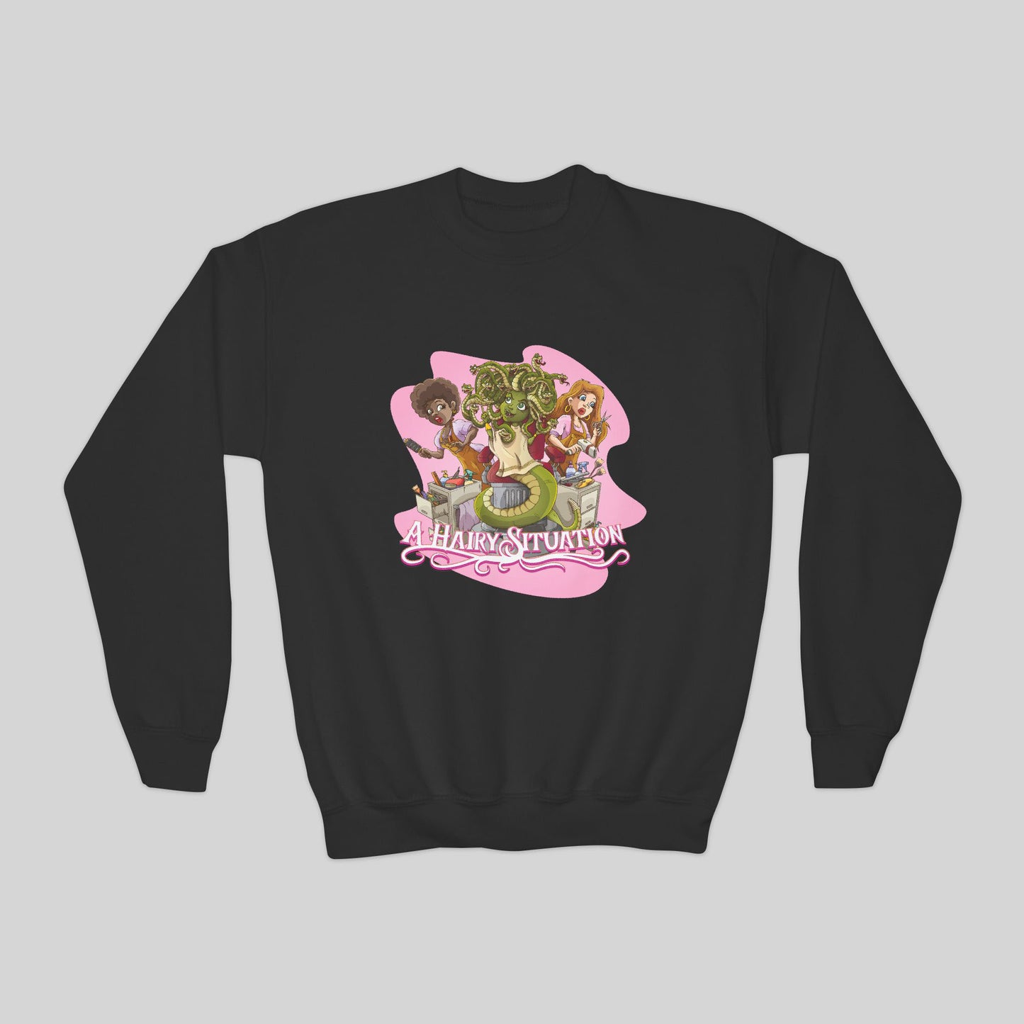 Medusa's Hairy Situation - Youth Sweatshirt