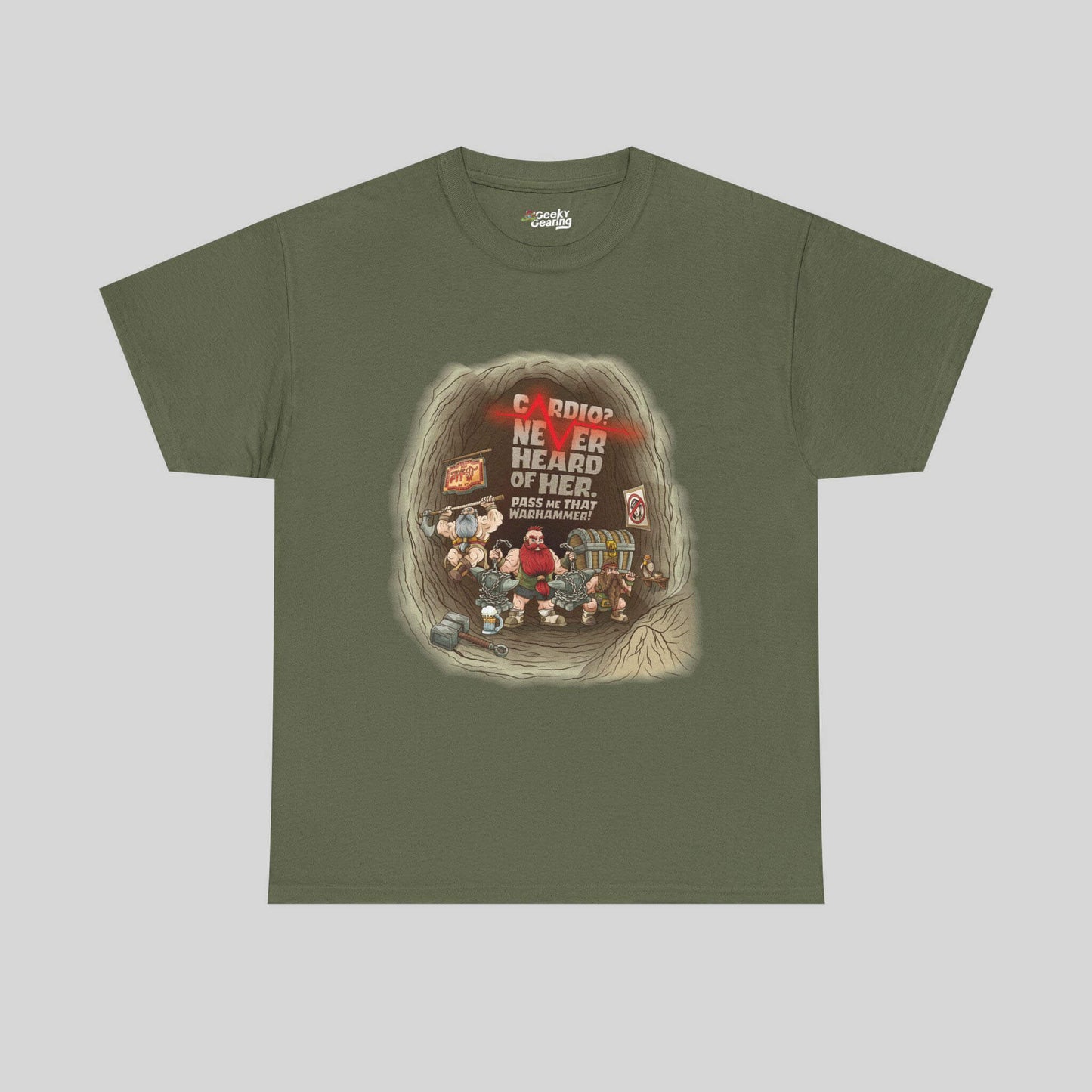 Cardio? Never Heard of Her - T-Shirt