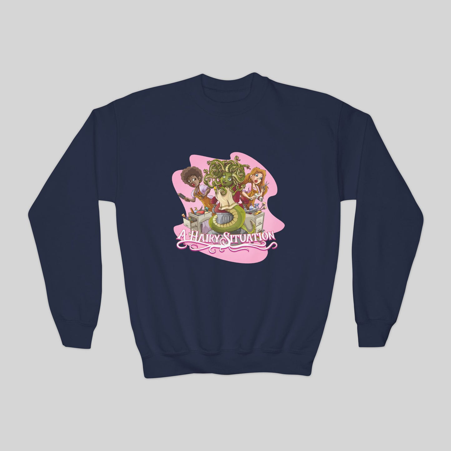 Medusa's Hairy Situation - Youth Sweatshirt