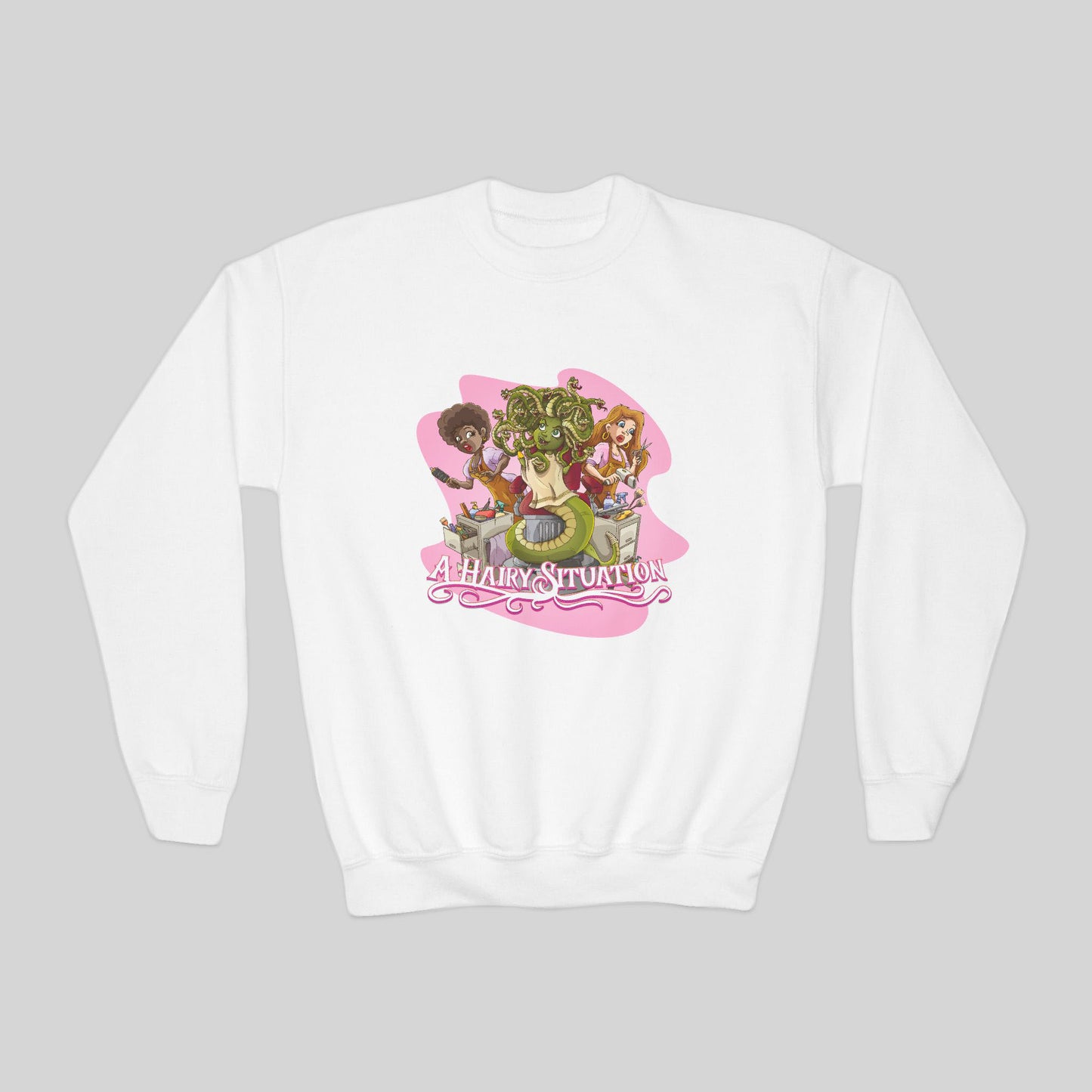 Medusa's Hairy Situation - Youth Sweatshirt