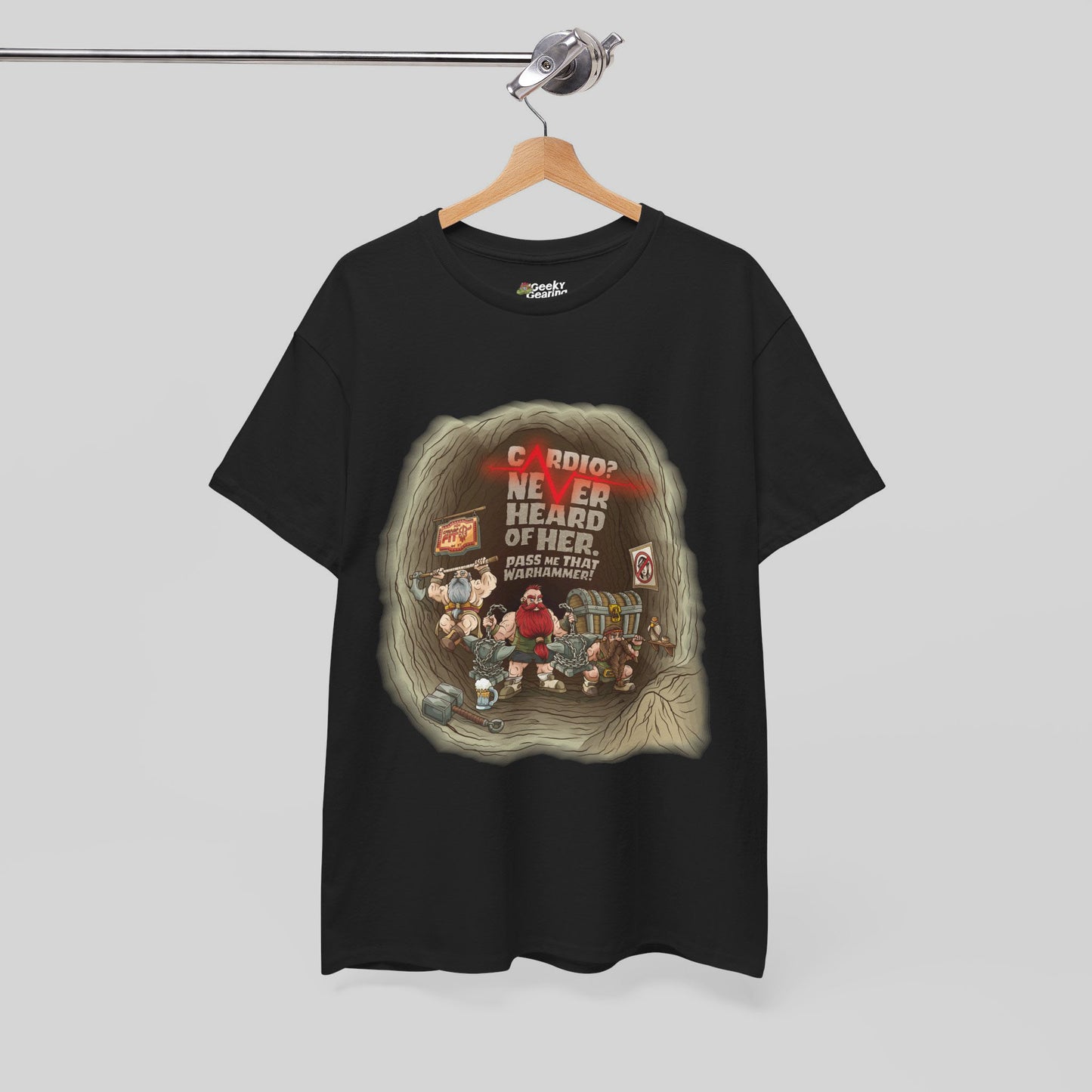 Cardio? Never Heard of Her - T-Shirt