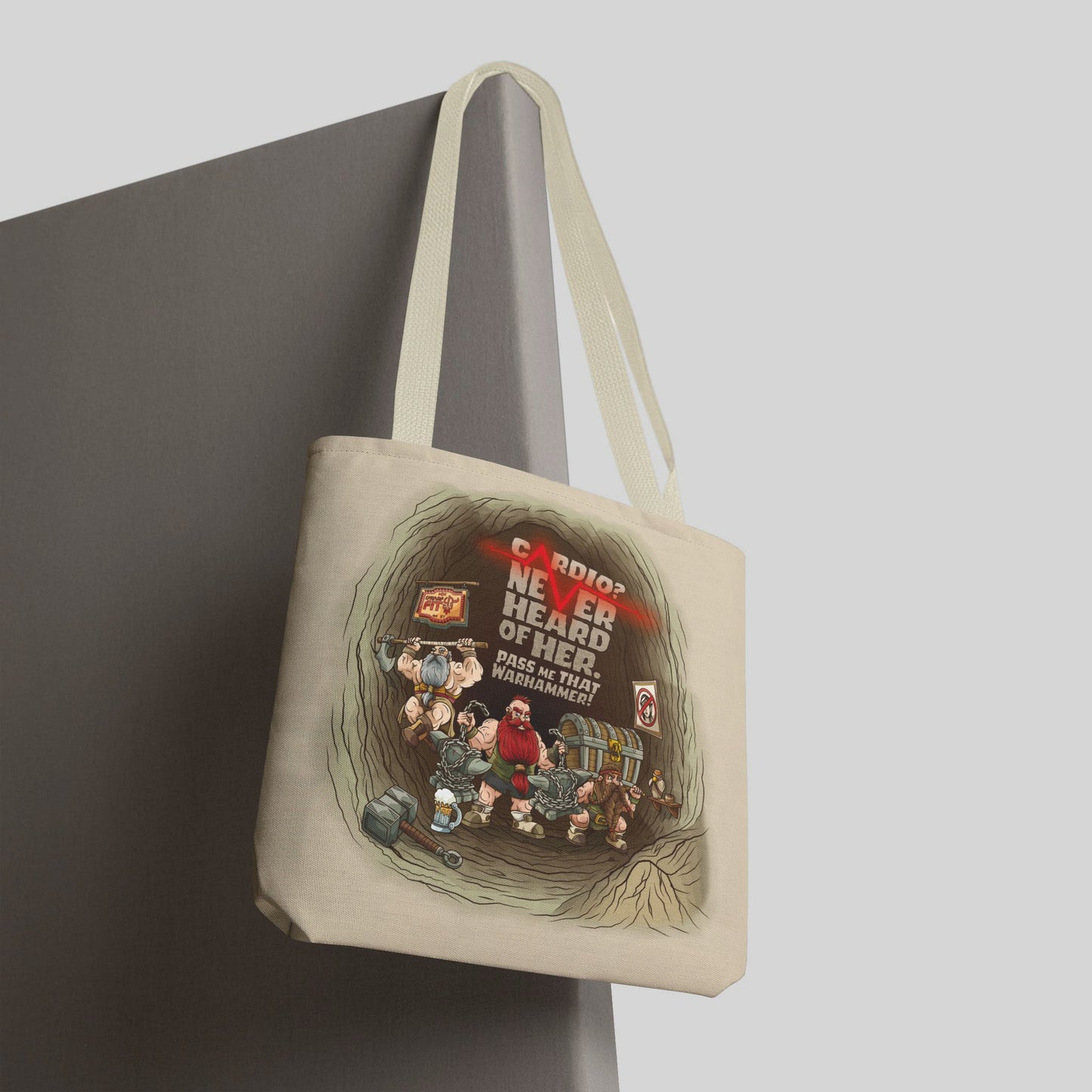 Cardio? Never Heard of Her - Tote Bag