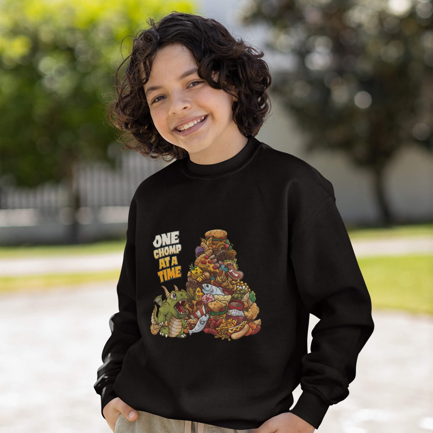 Baby Dragon's Feast - Youth Sweatshirt