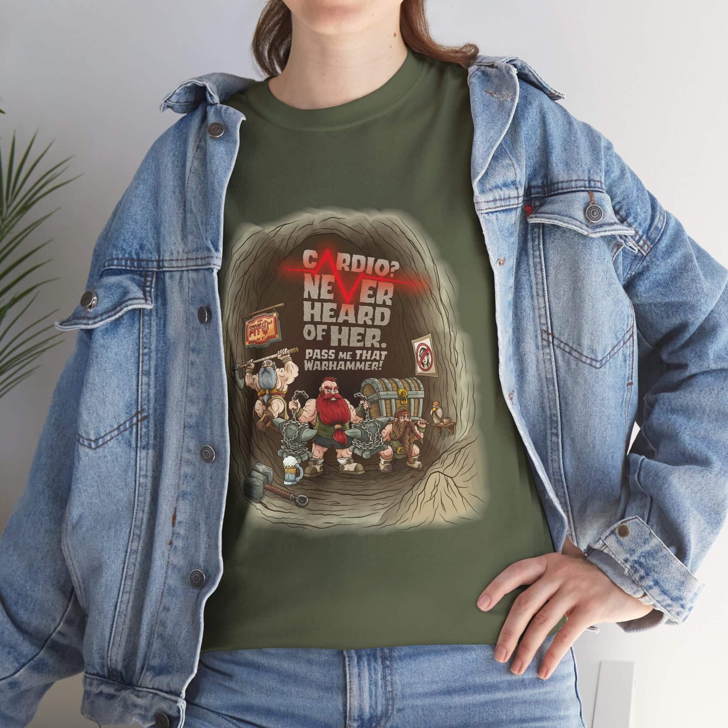 Cardio? Never Heard of Her - T-Shirt