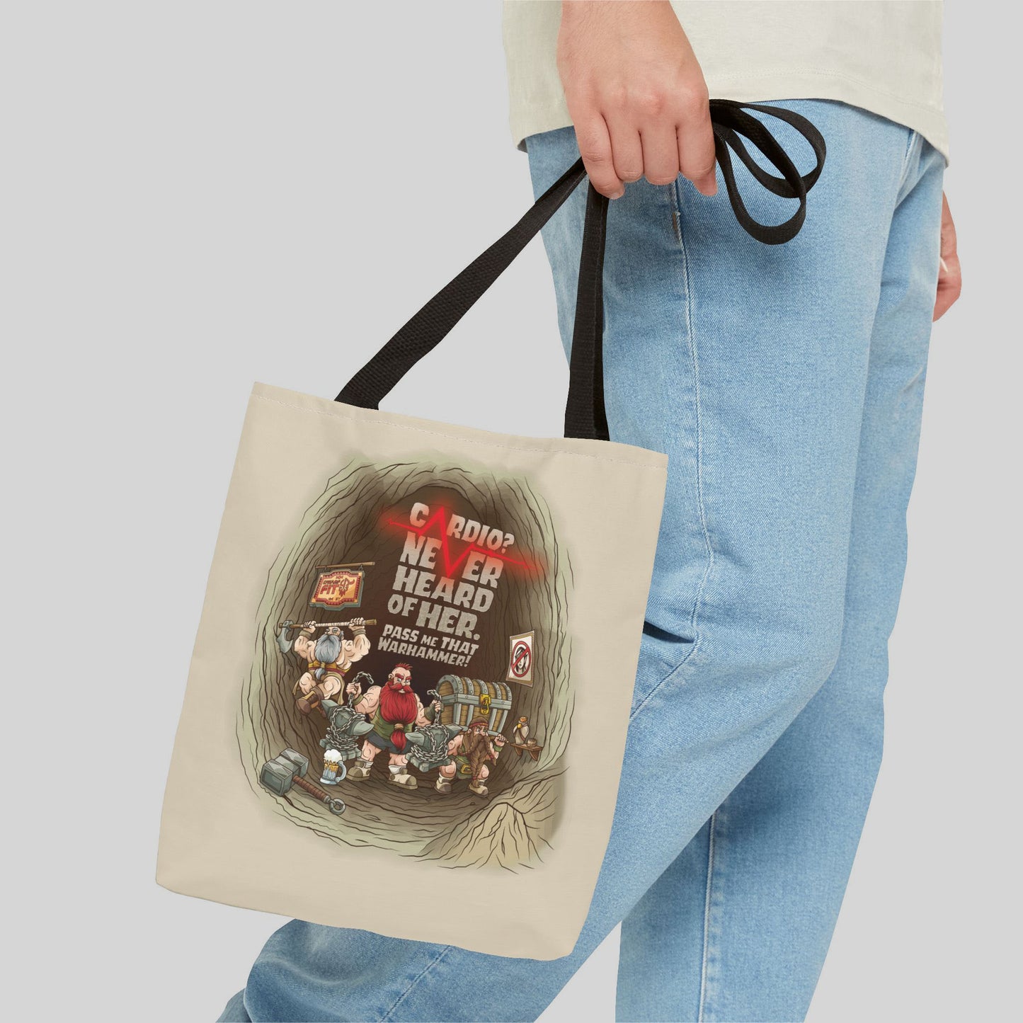 Cardio? Never Heard of Her - Tote Bag