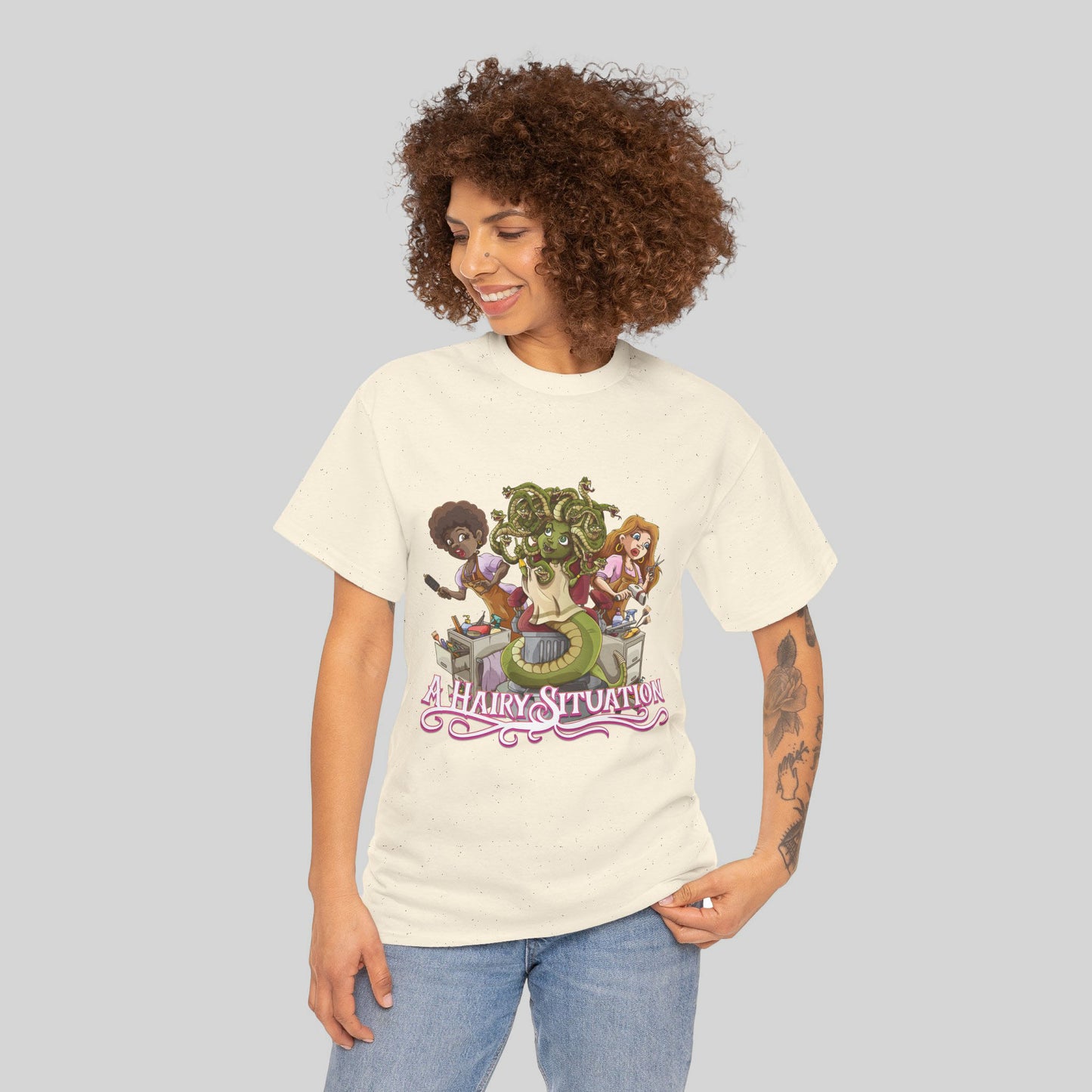 Medusa's Hairy Situation - T-Shirt