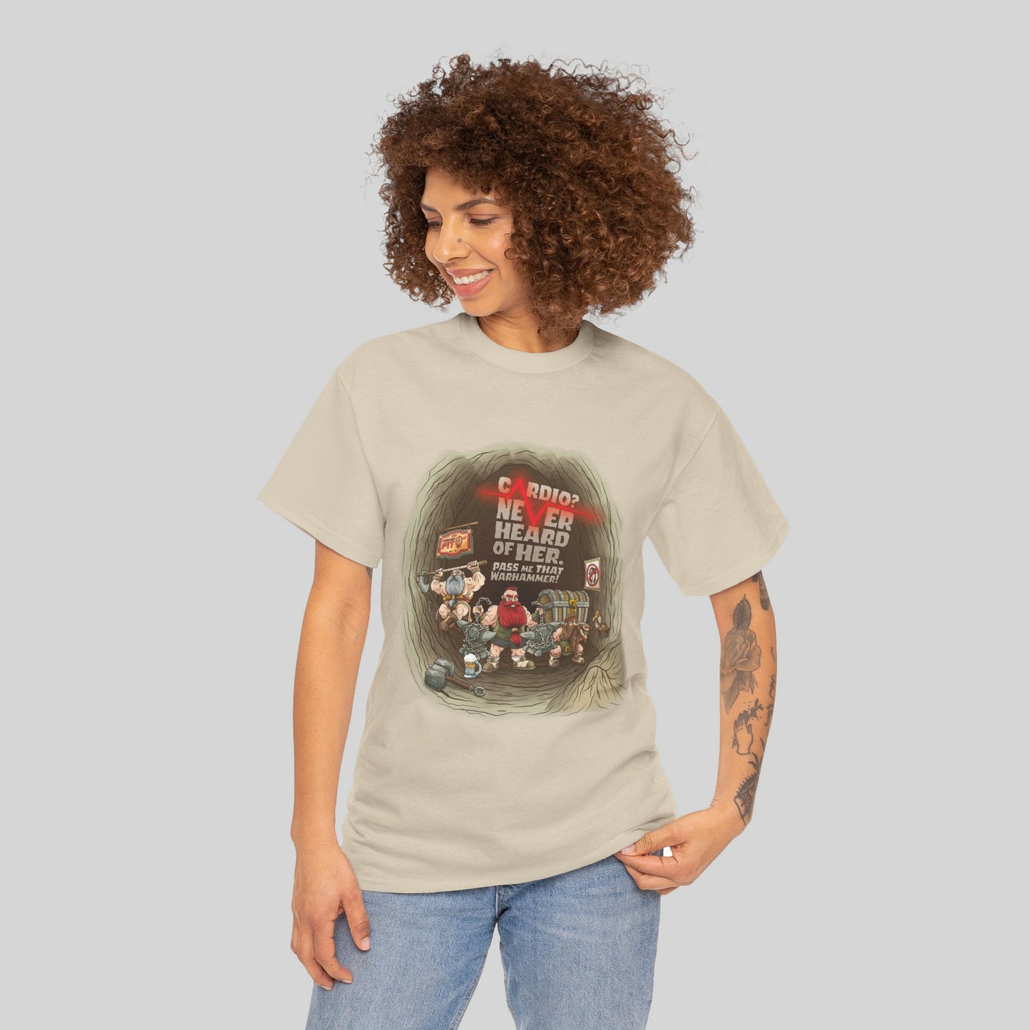 Cardio? Never Heard of Her - T-Shirt