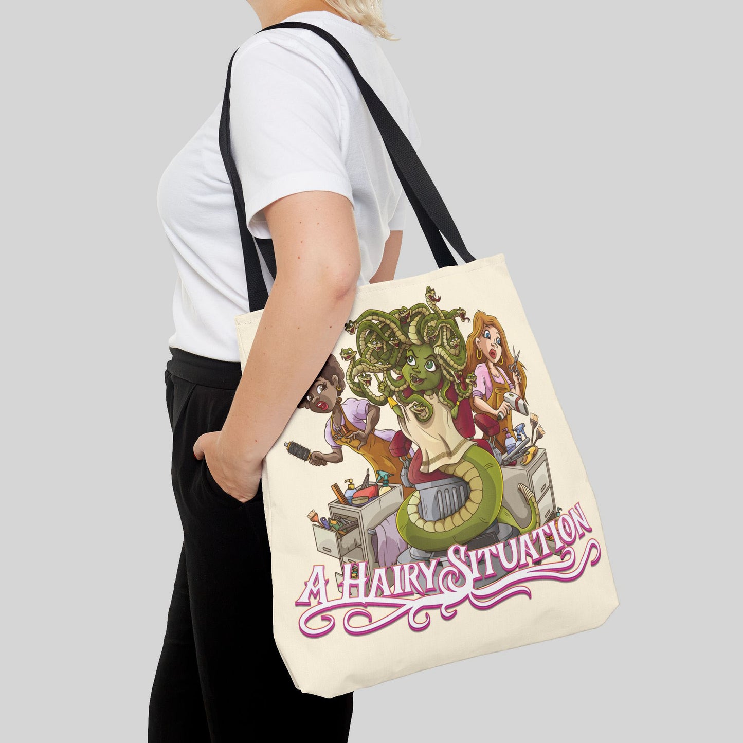 Medusa's Hairy Situation - Tote Bag