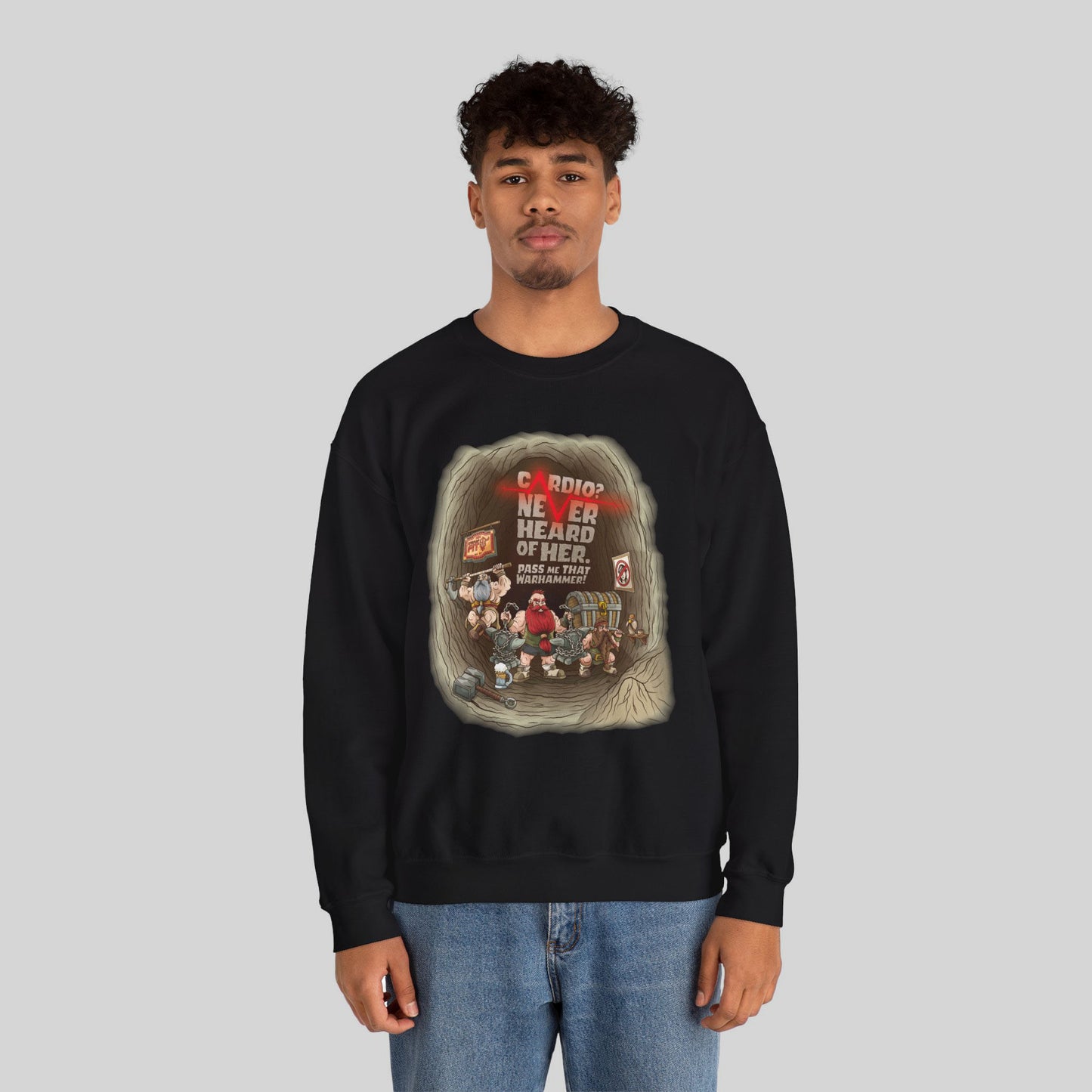 Cardio? Never Heard of Her - Sweatshirt