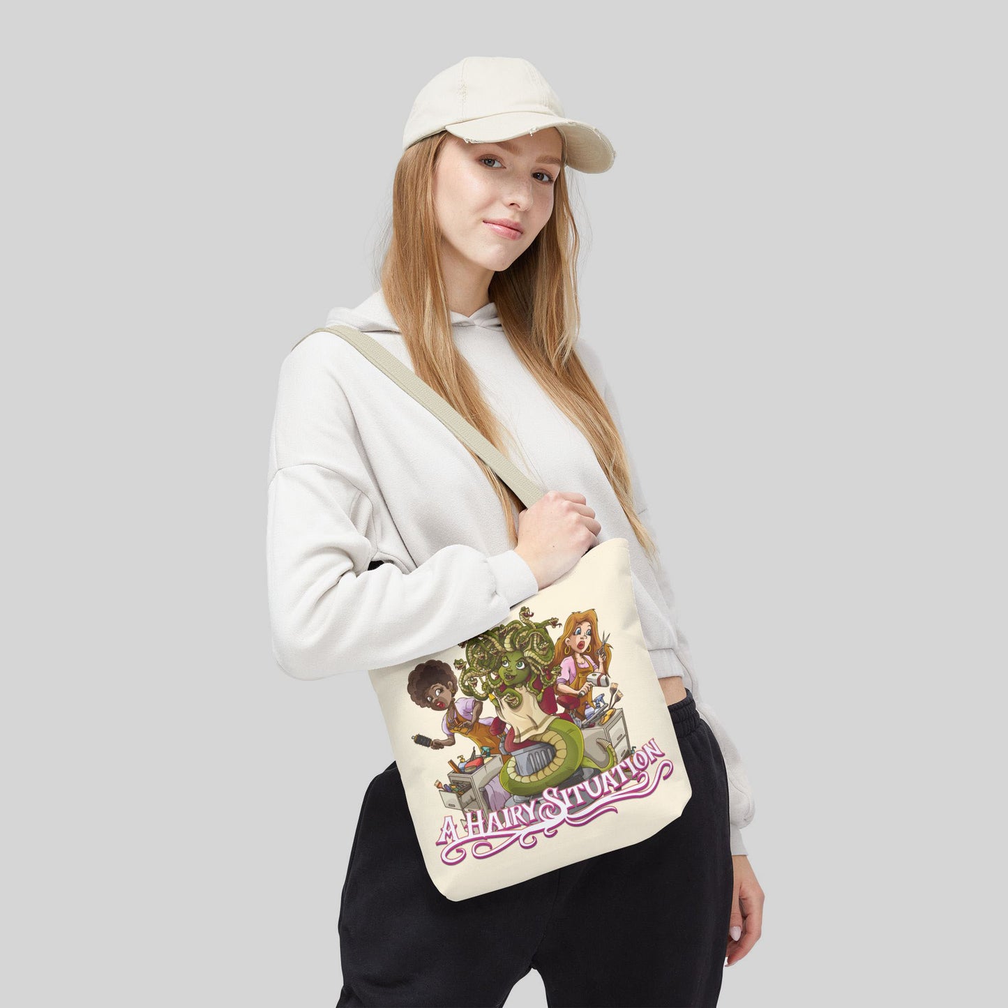 Medusa's Hairy Situation - Tote Bag