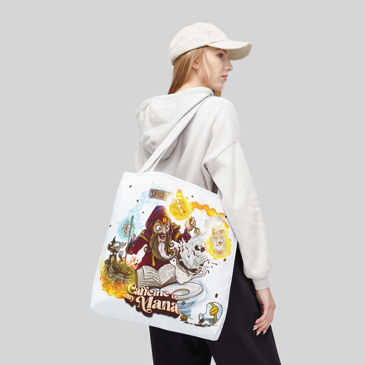 Caffeine Is My Mana - Tote Bag