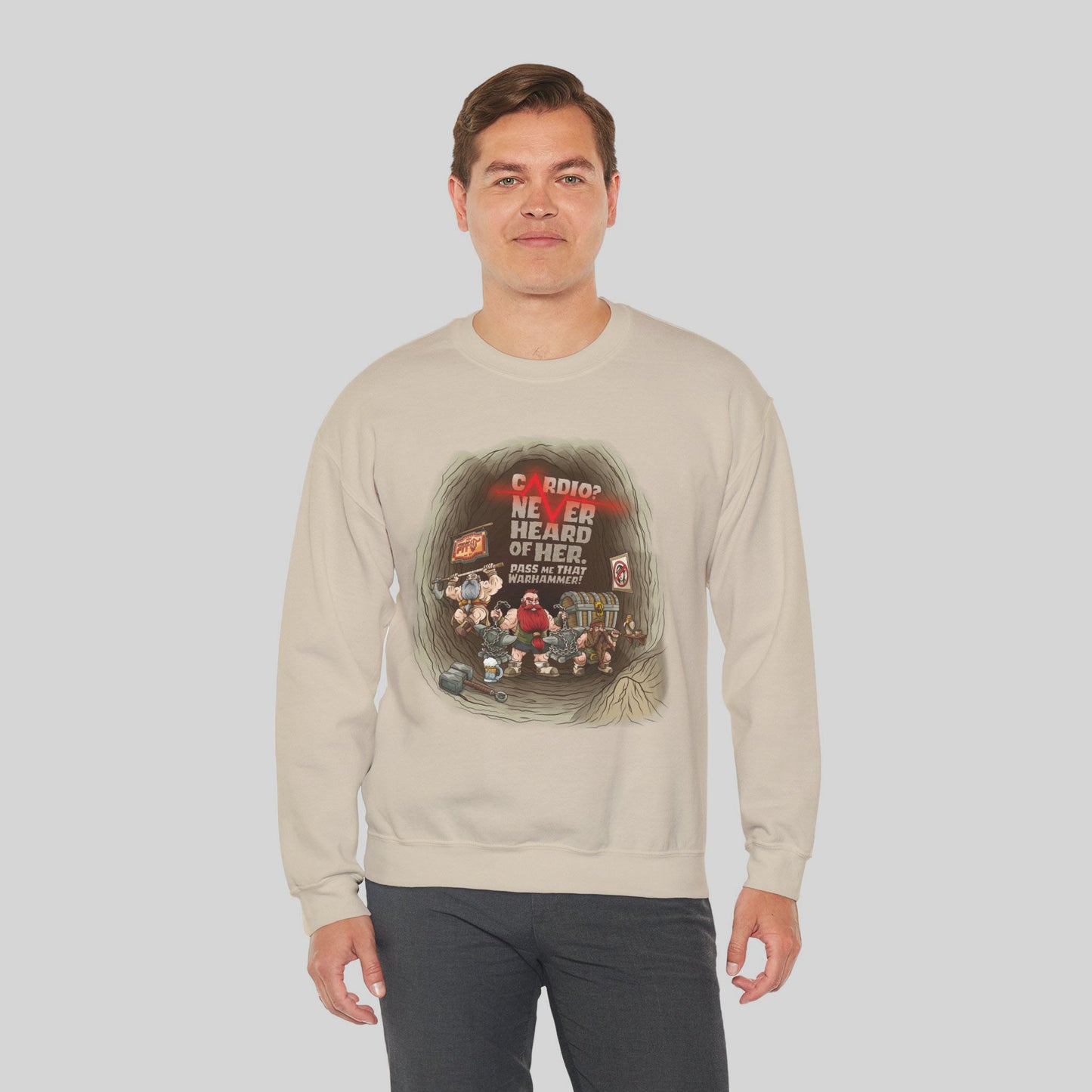Cardio? Never Heard of Her - Sweatshirt
