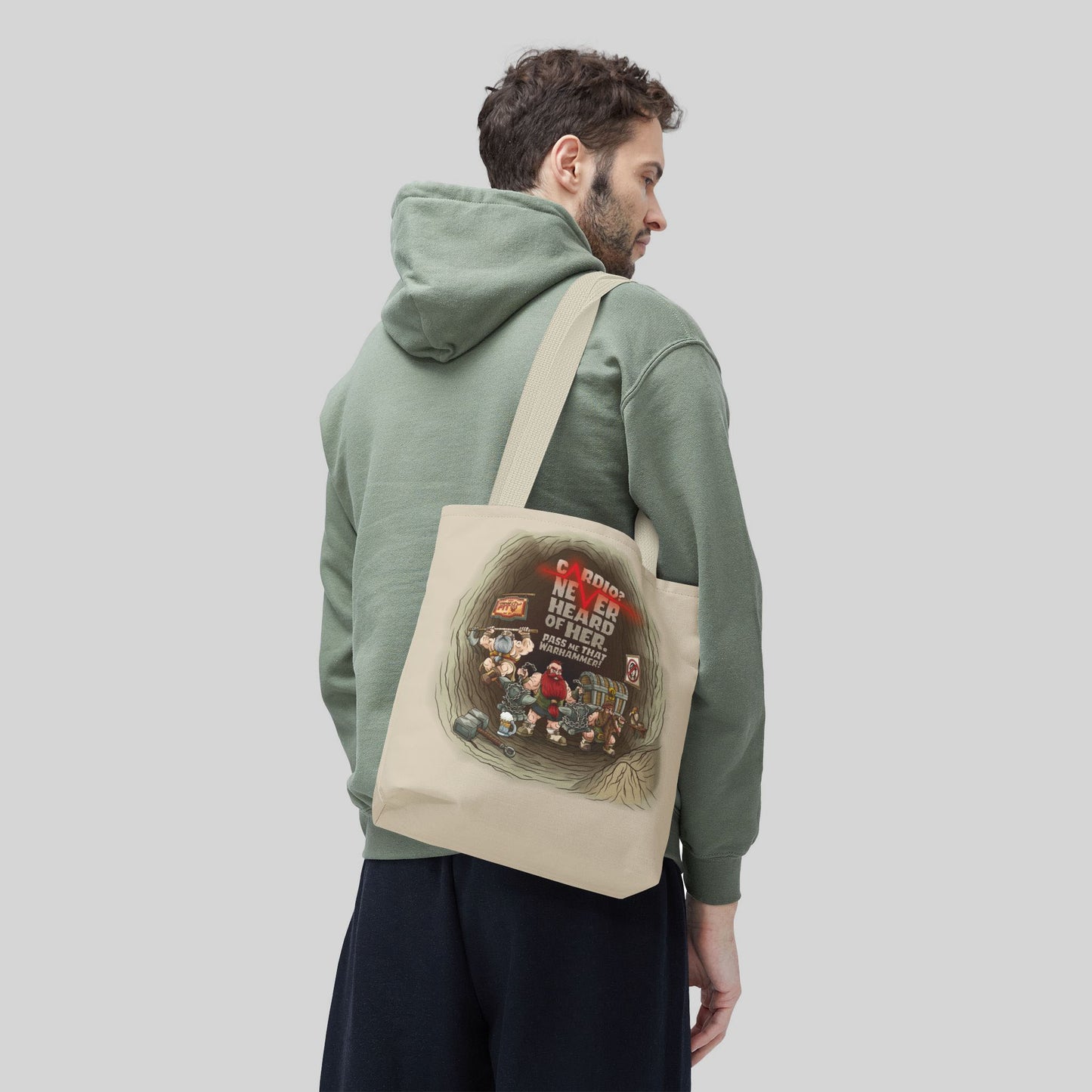 Cardio? Never Heard of Her - Tote Bag